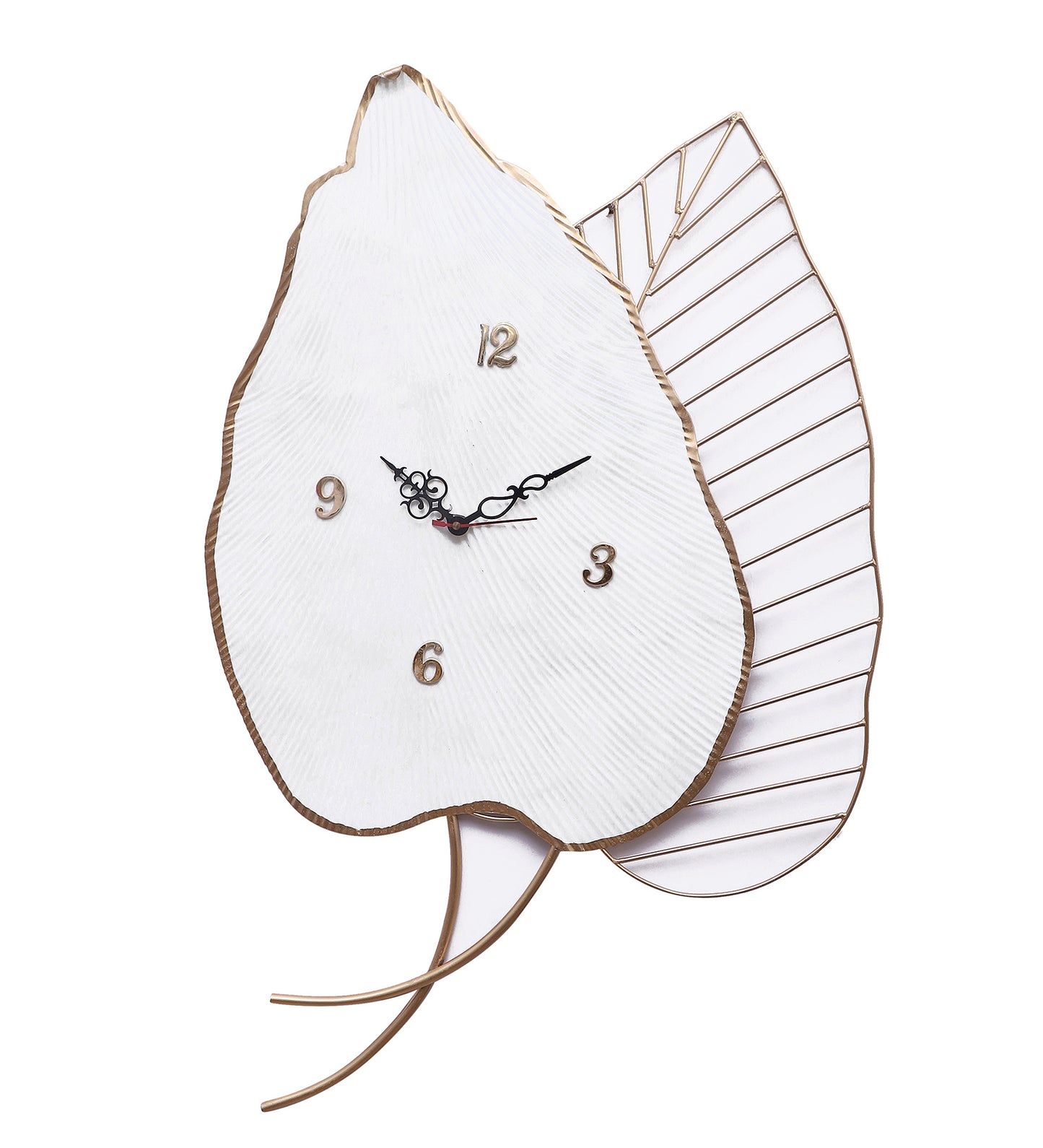 Double Leaf Wall Clock