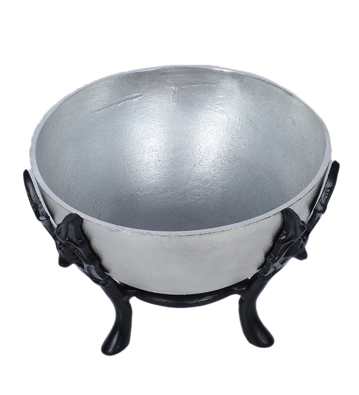 Black & Silver Bowl Fruits Platter