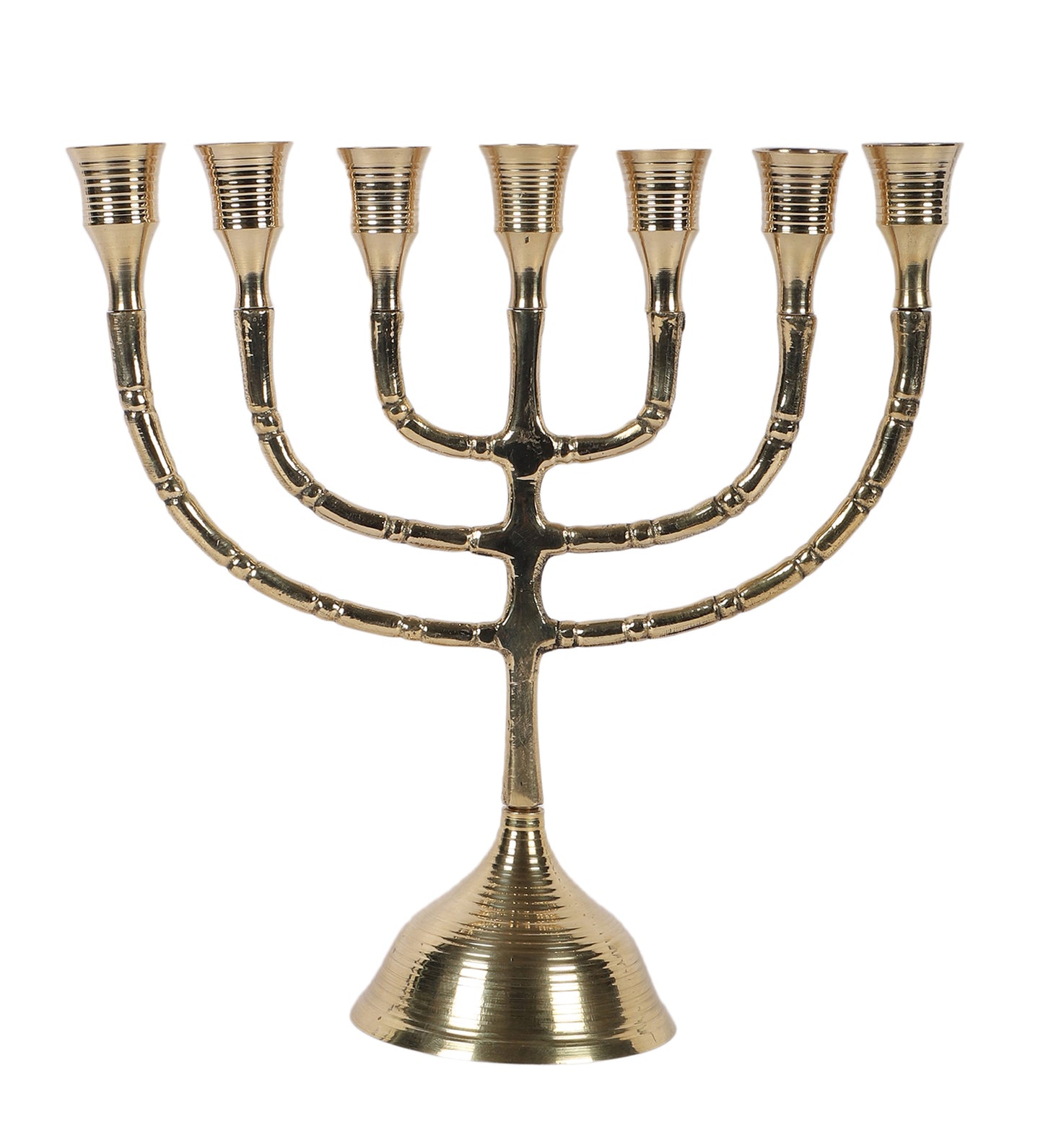 Aluminium Antique Gold Candle Stand