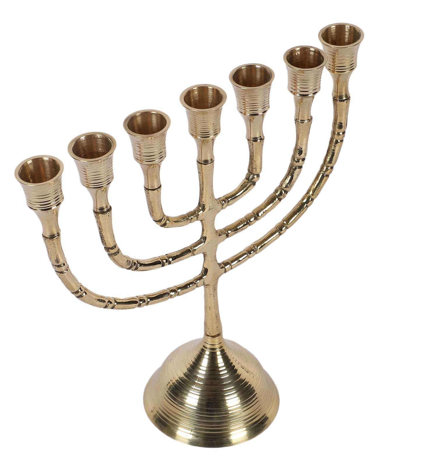 Aluminium Antique Gold Candle Stand