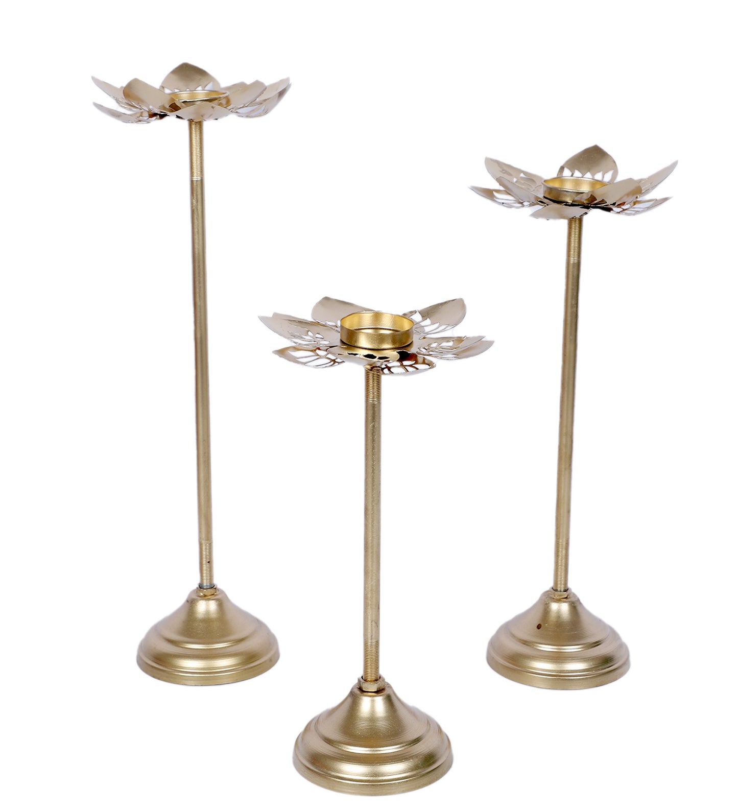 Kamal Cut Detachable Tealight Holder Set of 3