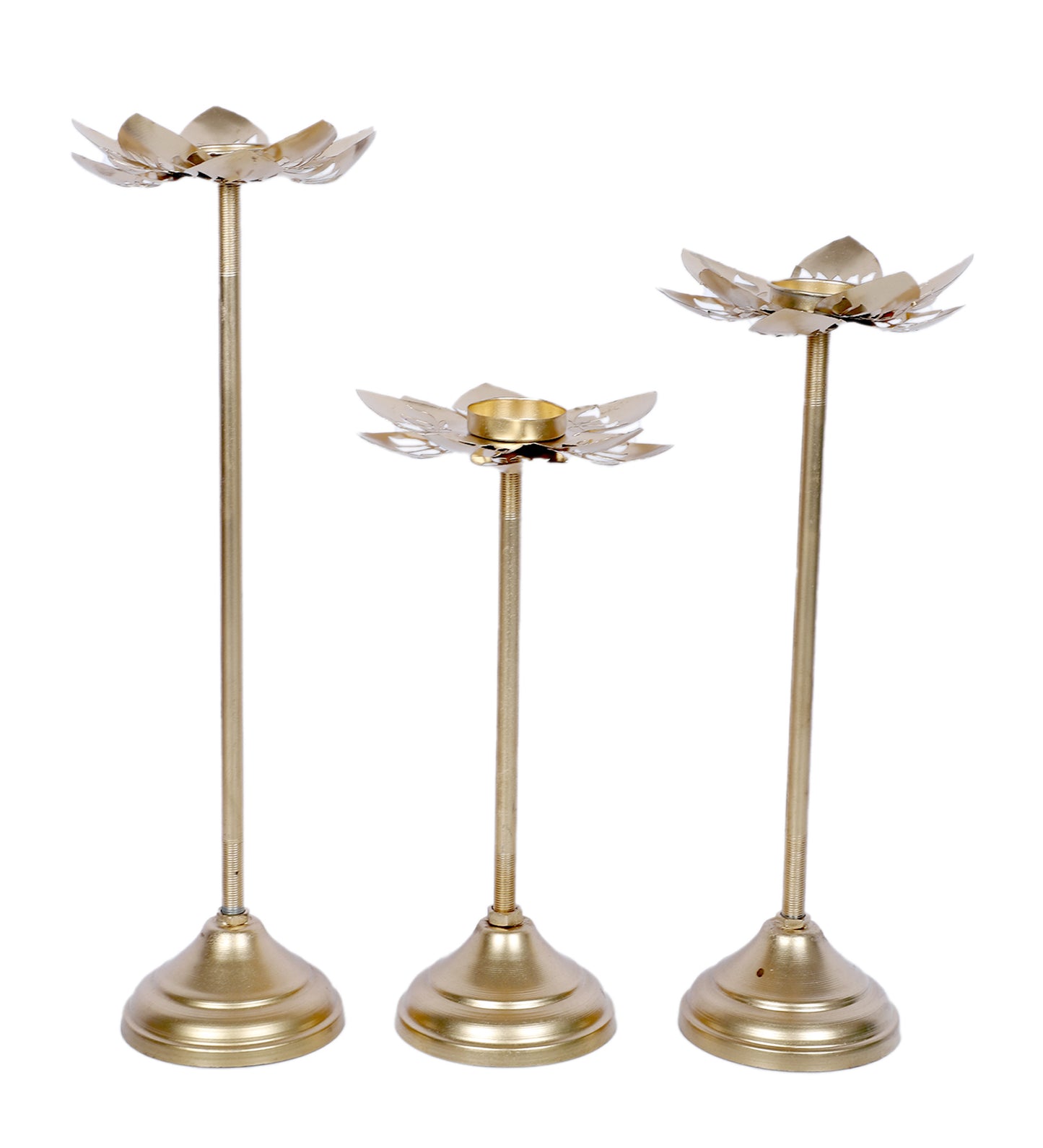 Kamal Cut Detachable Tealight Holder Set of 3