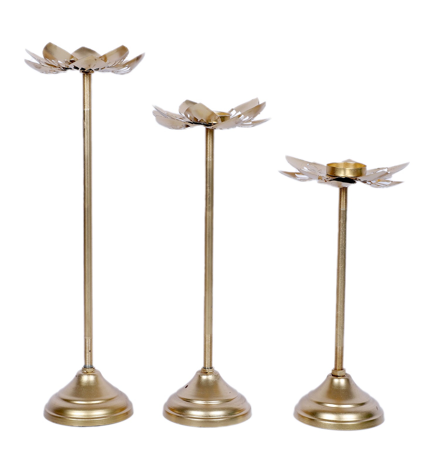 Kamal Cut Detachable Tealight Holder Set of 3