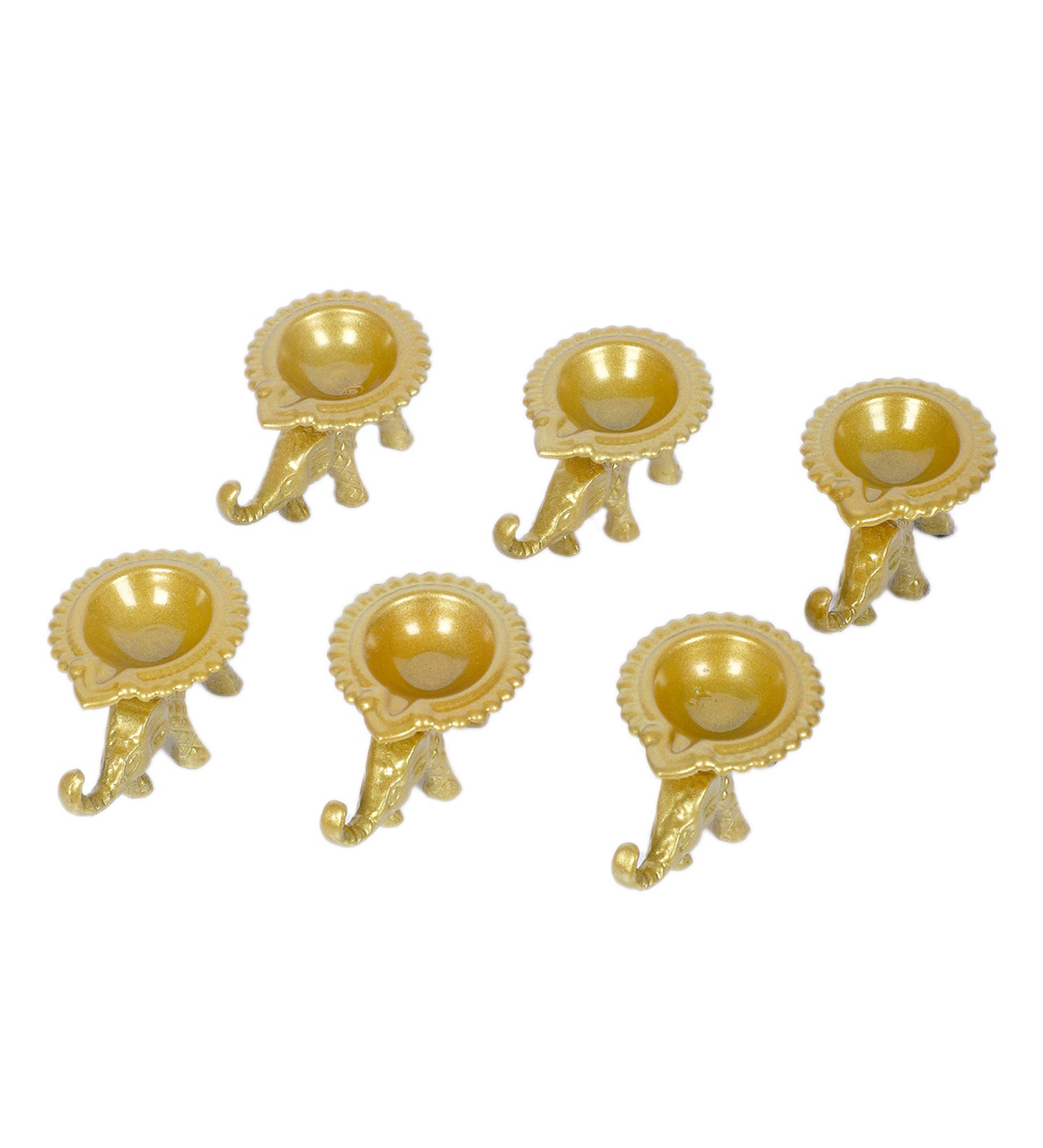 Elephant & Dia Tealight Holder Set of 6