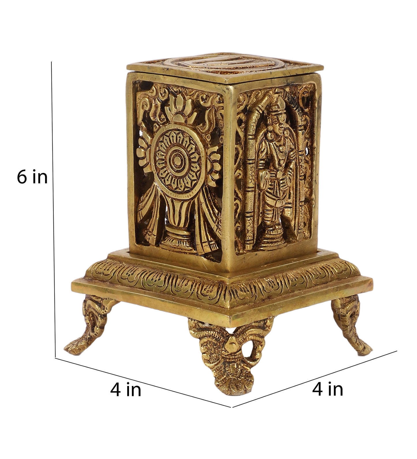 Brass Natraj Dhoop Stand