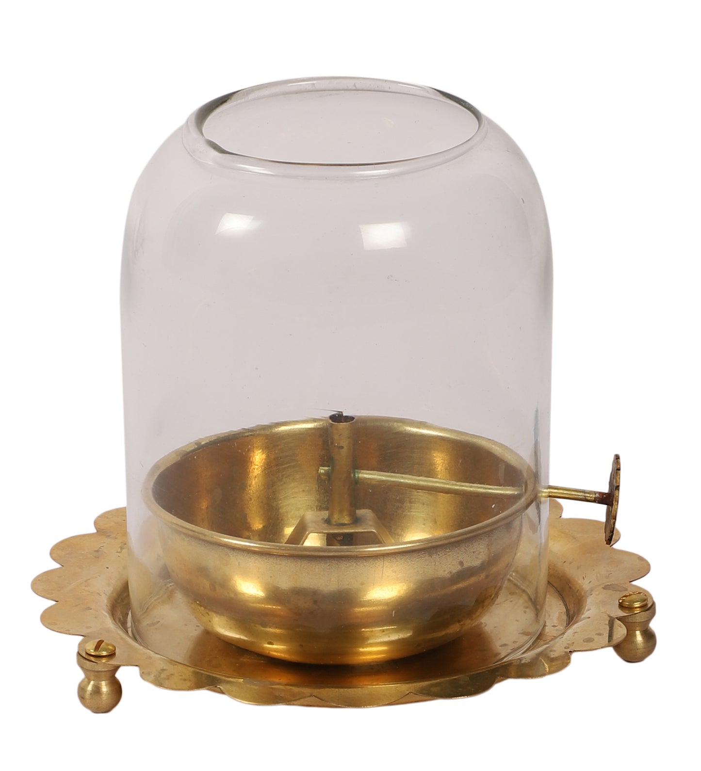 Brass & Glass Akhand Jyot Deepak