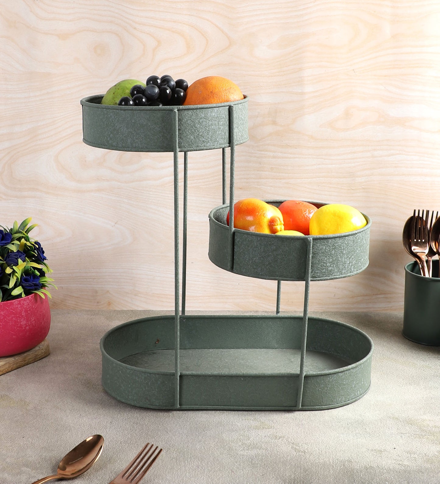 Green Textured Organizer