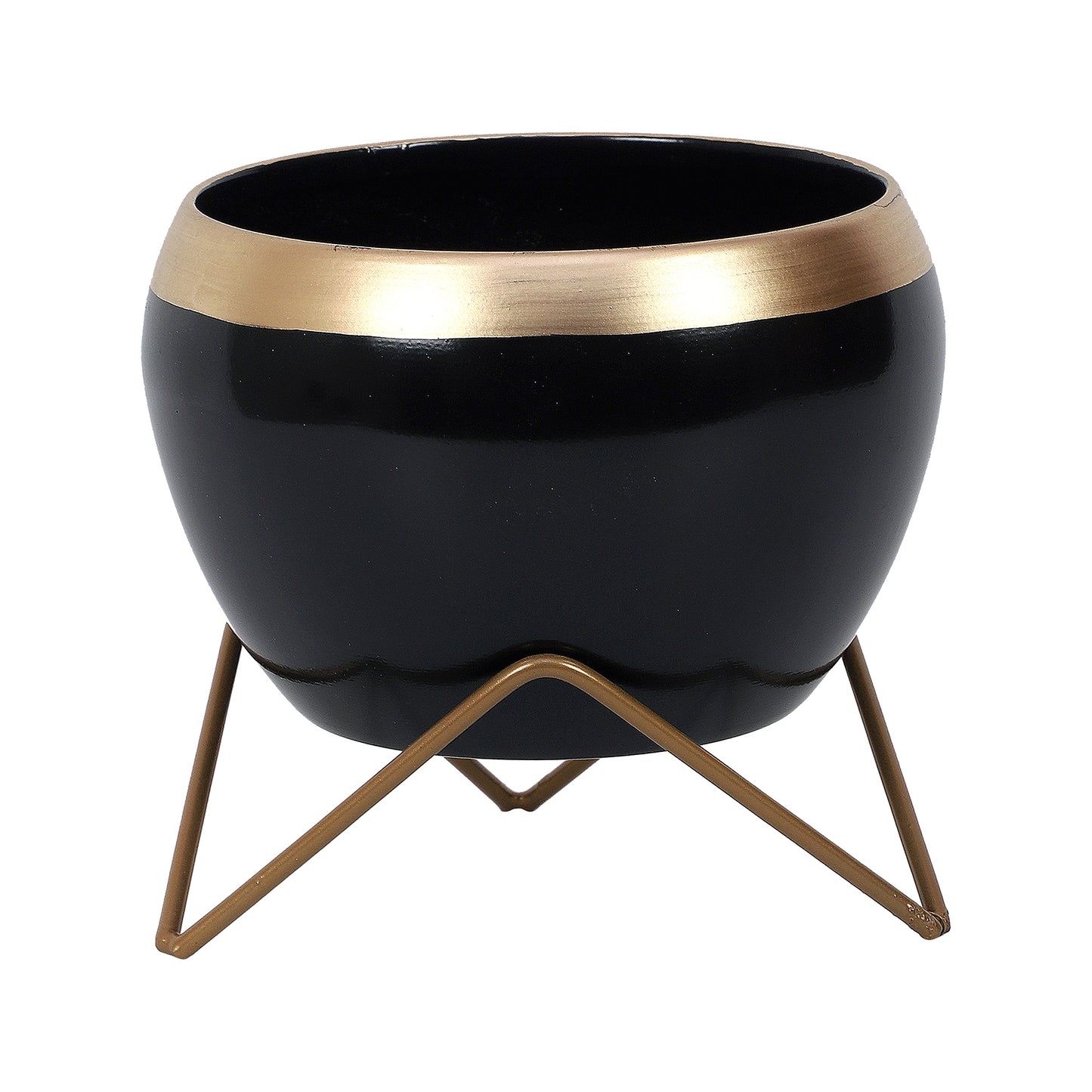Black Apple Planter Set of 2