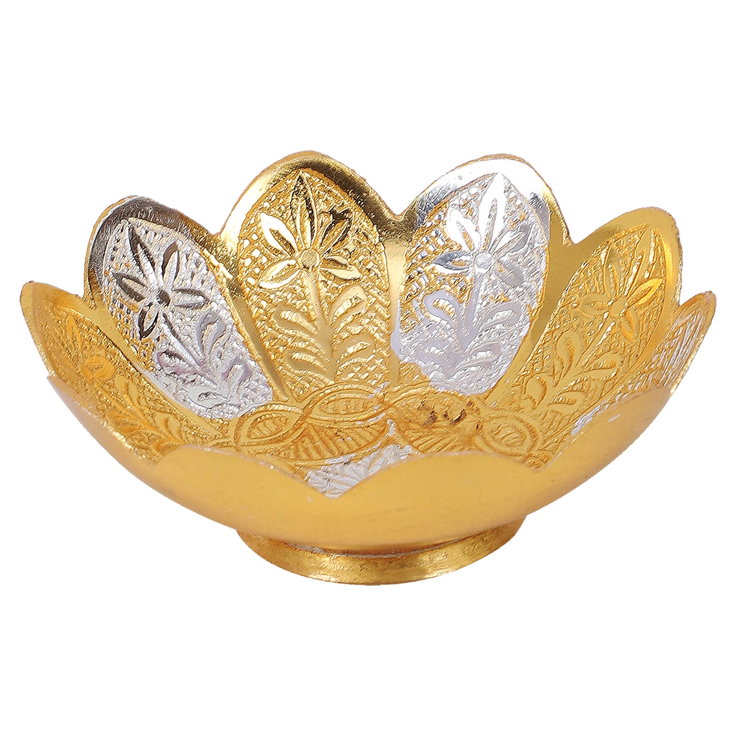 Silver Aluminium Bowl with Spoon