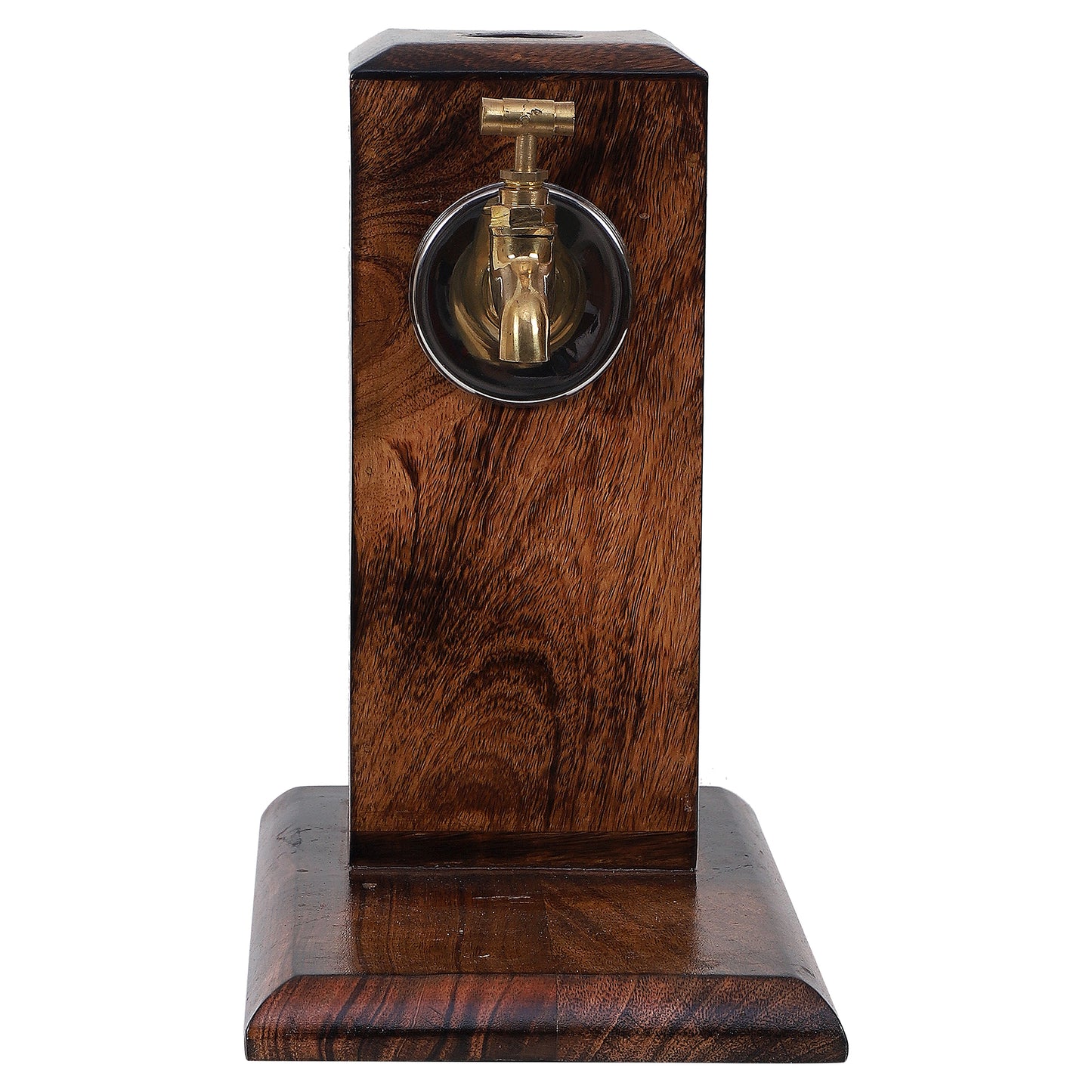 Wood & Brass Scotch Dispenser