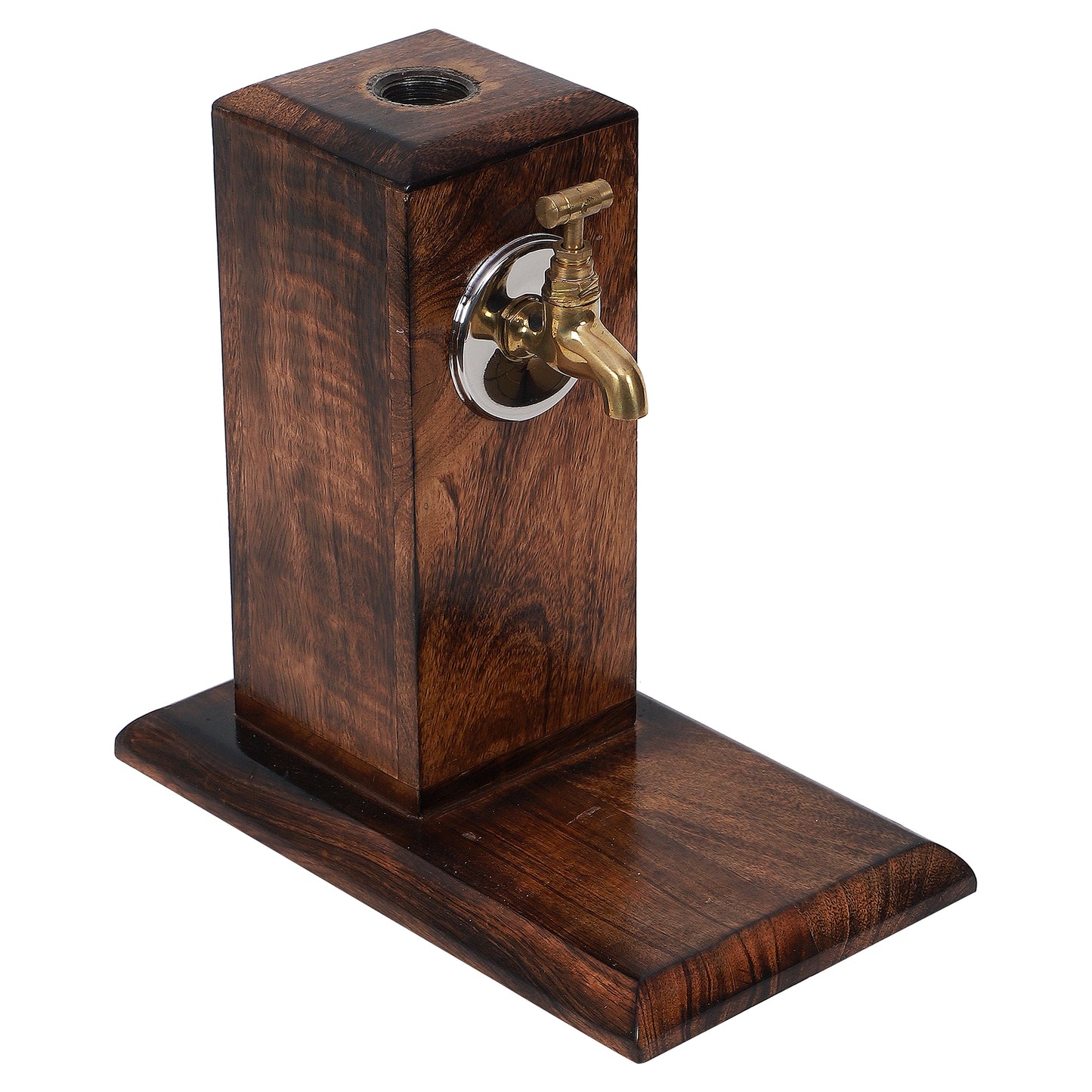 Wood & Brass Scotch Dispenser