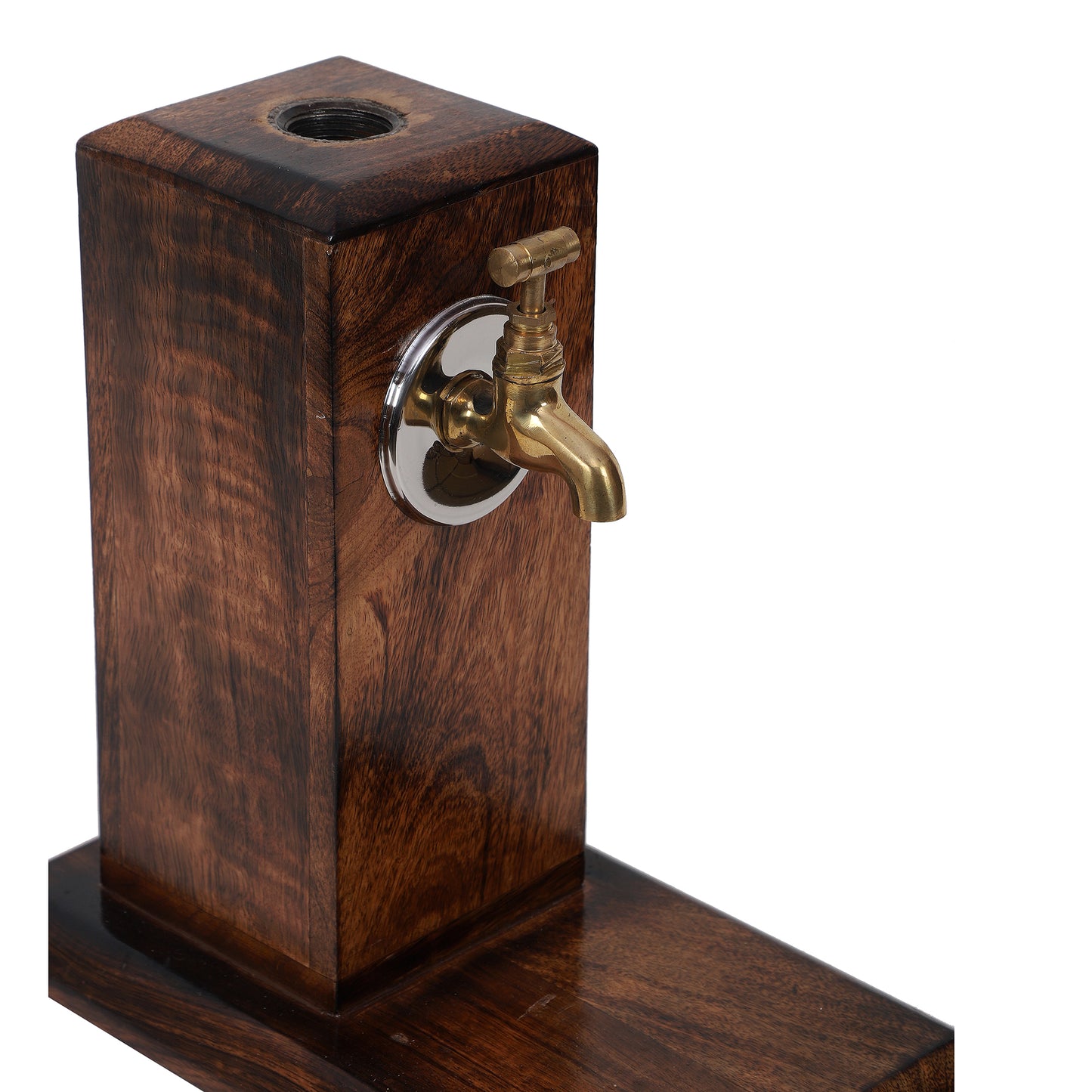 Wood & Brass Scotch Dispenser