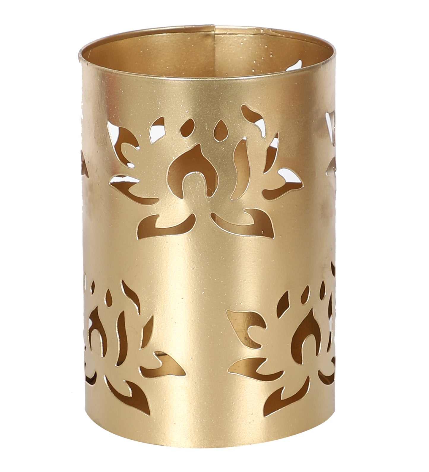 Gold Lotus Votive Tealight Holder Set of 3