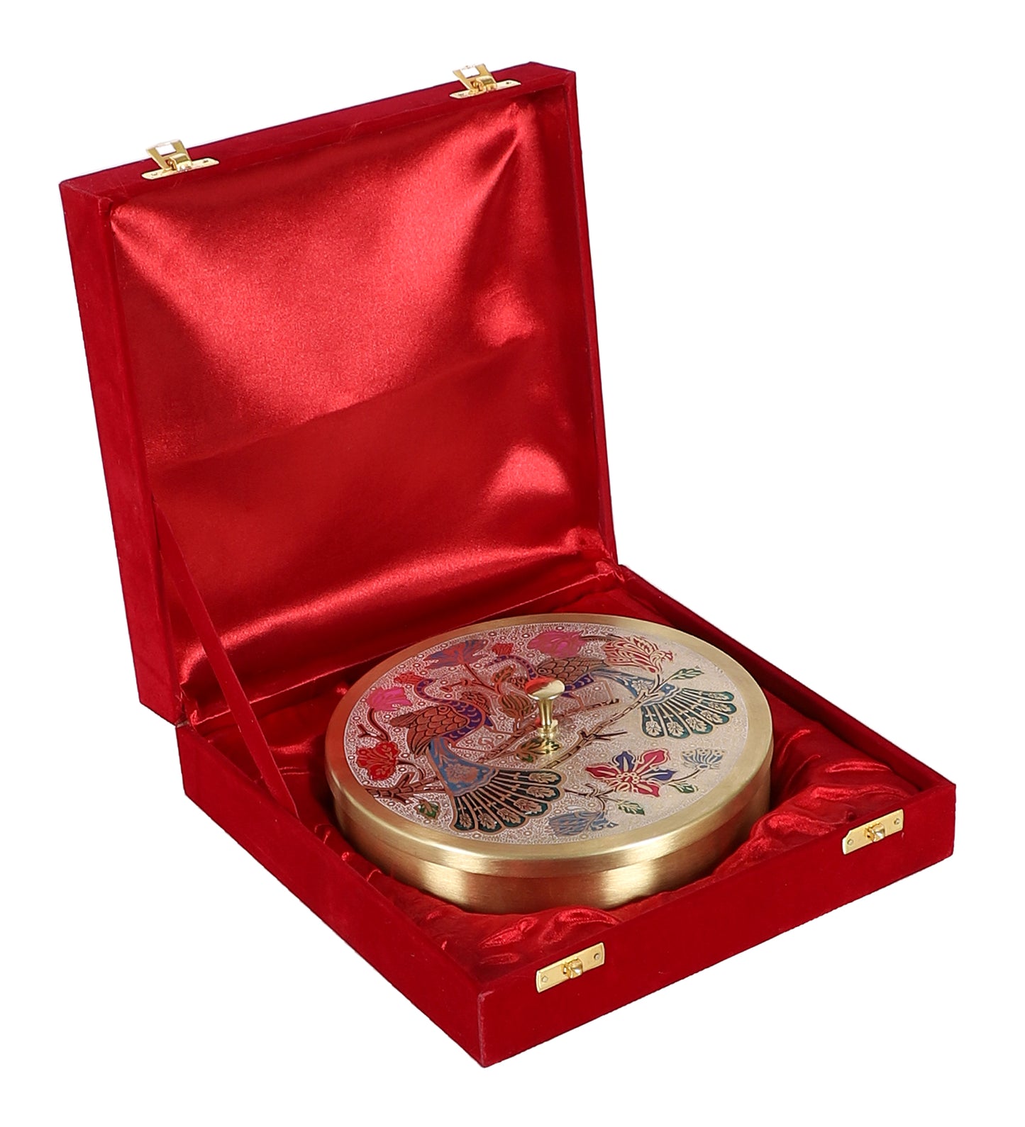 Colored Brass Masala Box Set
