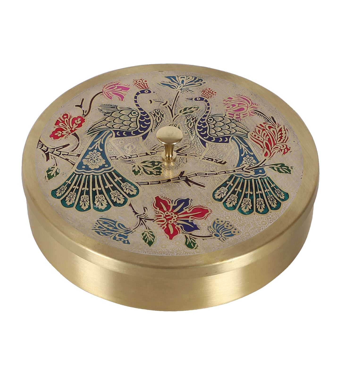 Colored Brass Masala Box Set