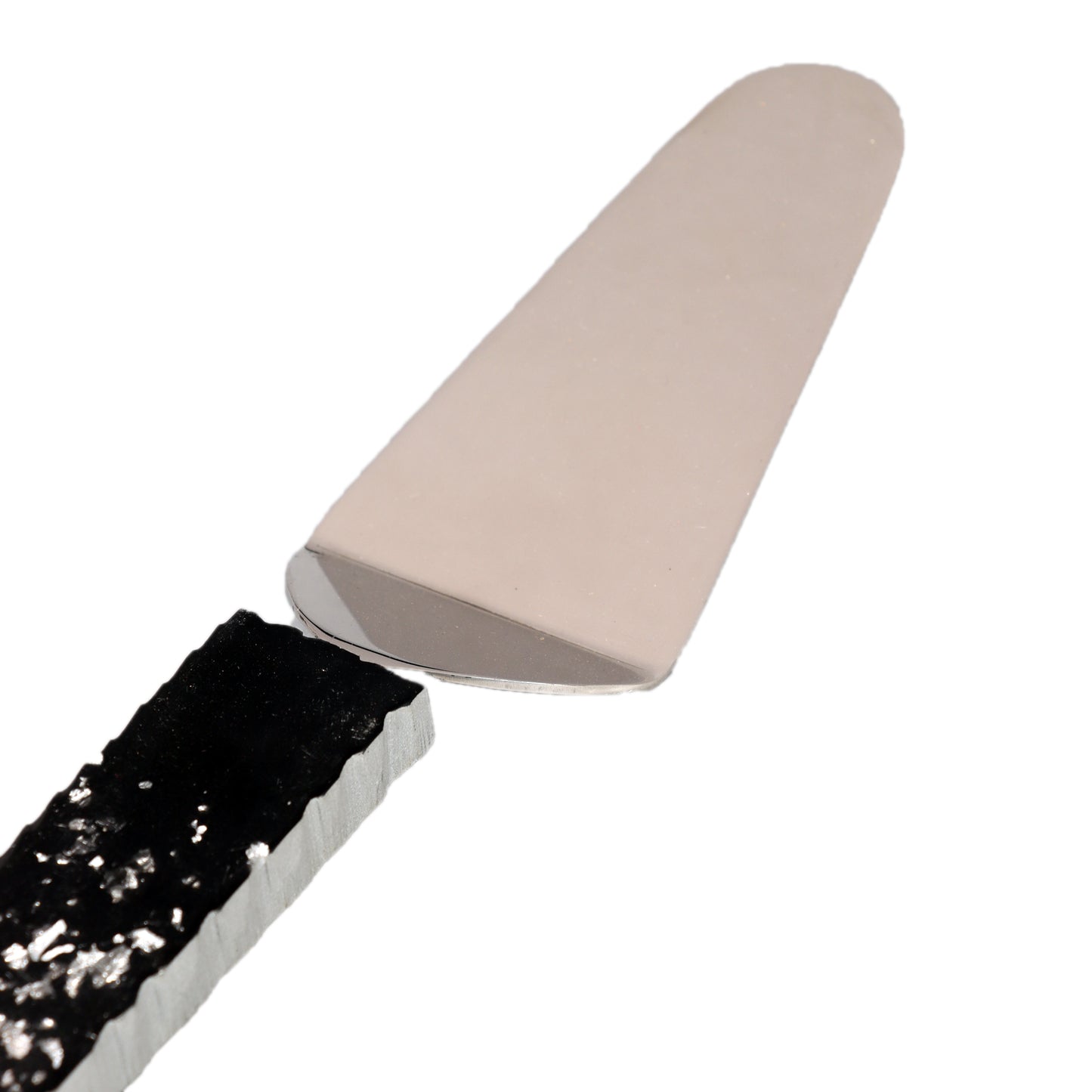 Black & Silver Cake Knife & Server Set of 2