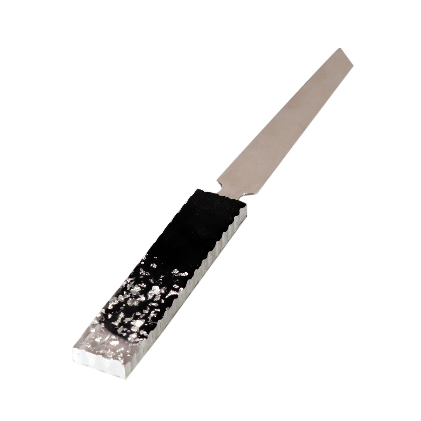 Black & Silver Cake Knife & Server Set of 2
