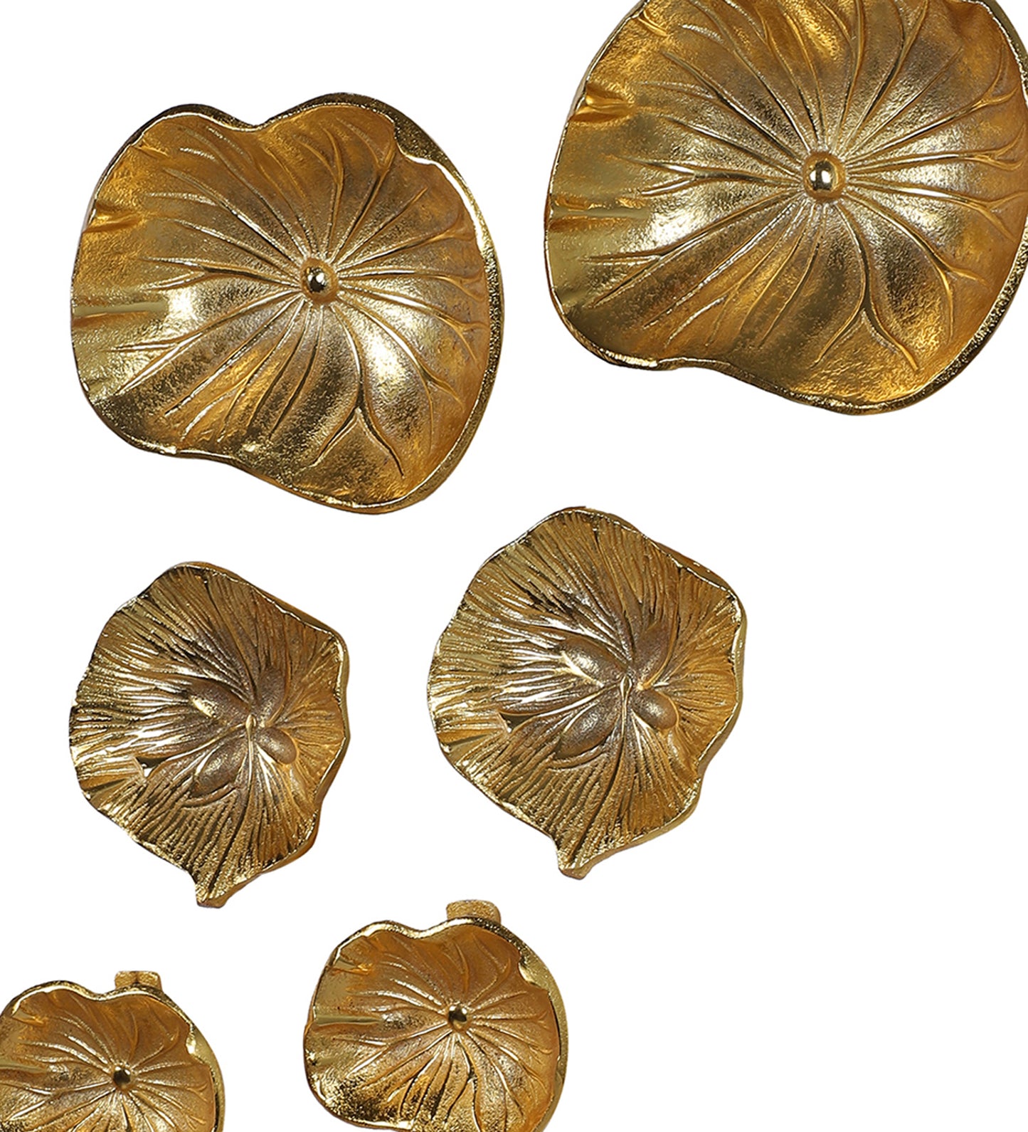 Flower Aluminium Wall Art Set of 8