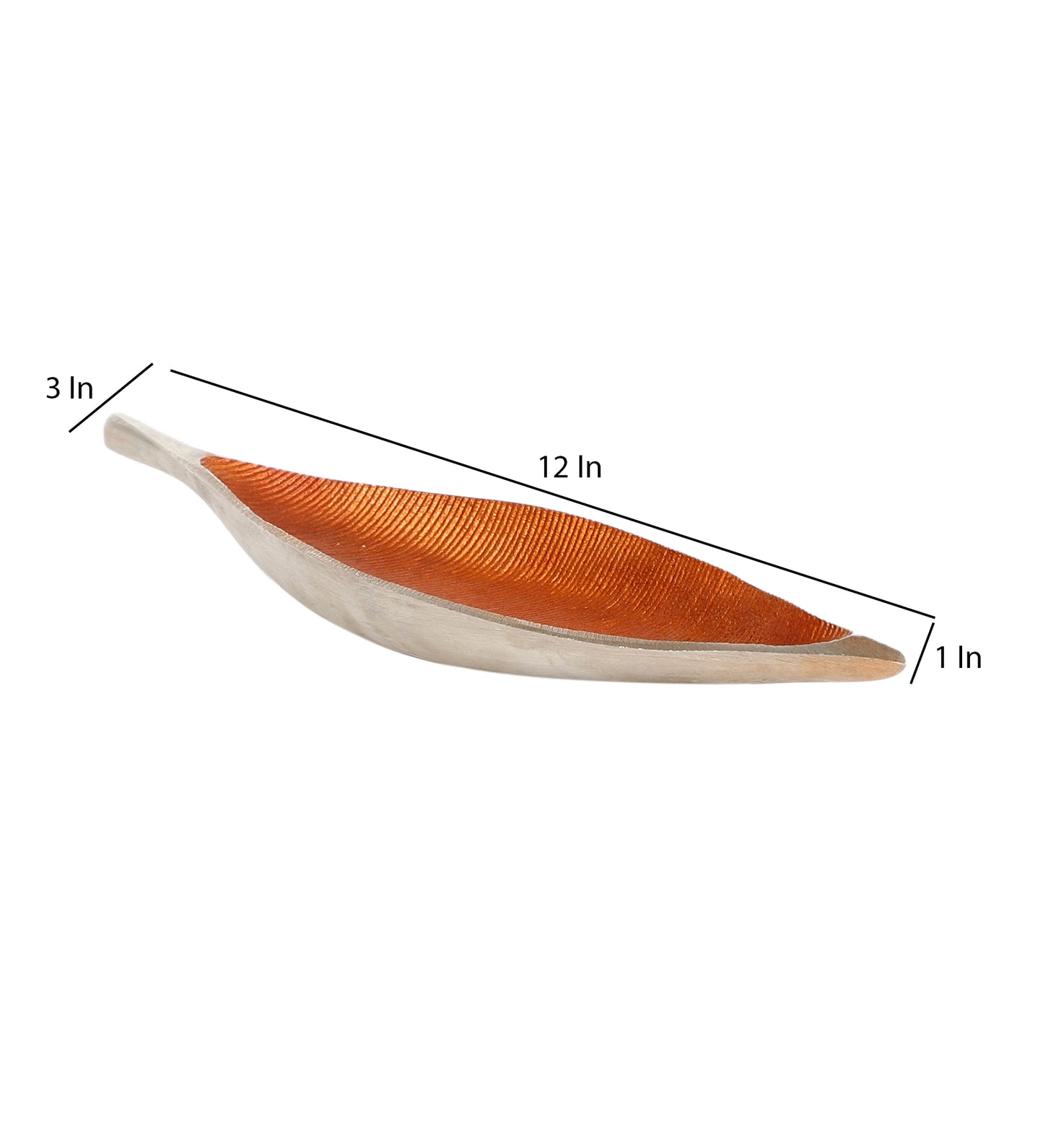 Long Leaf Aluminium Platter
