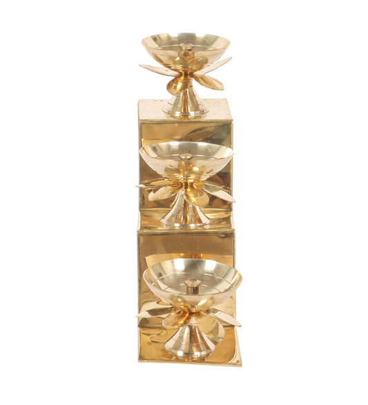 Brass Stairs Shape Diya