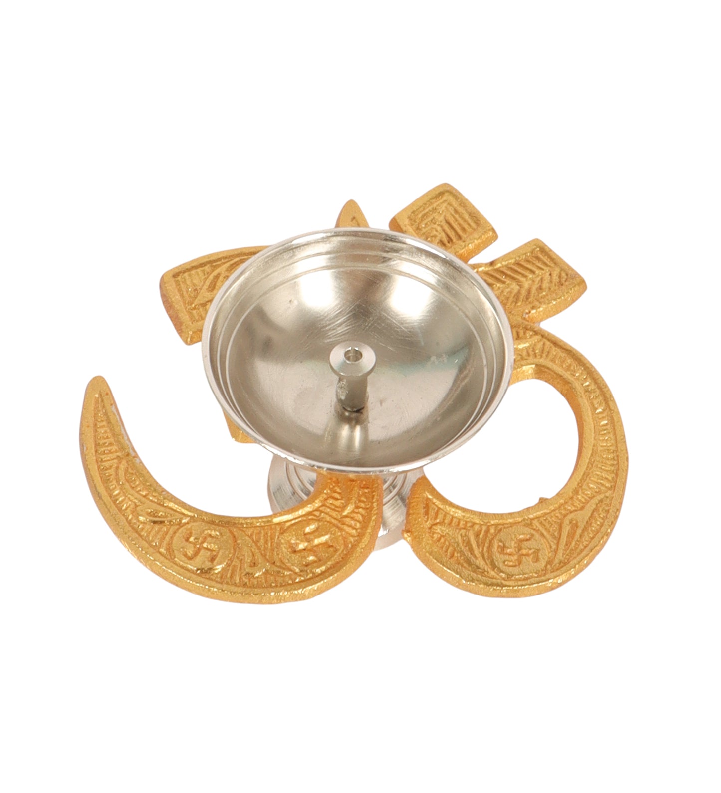 Aluminium Om Diya