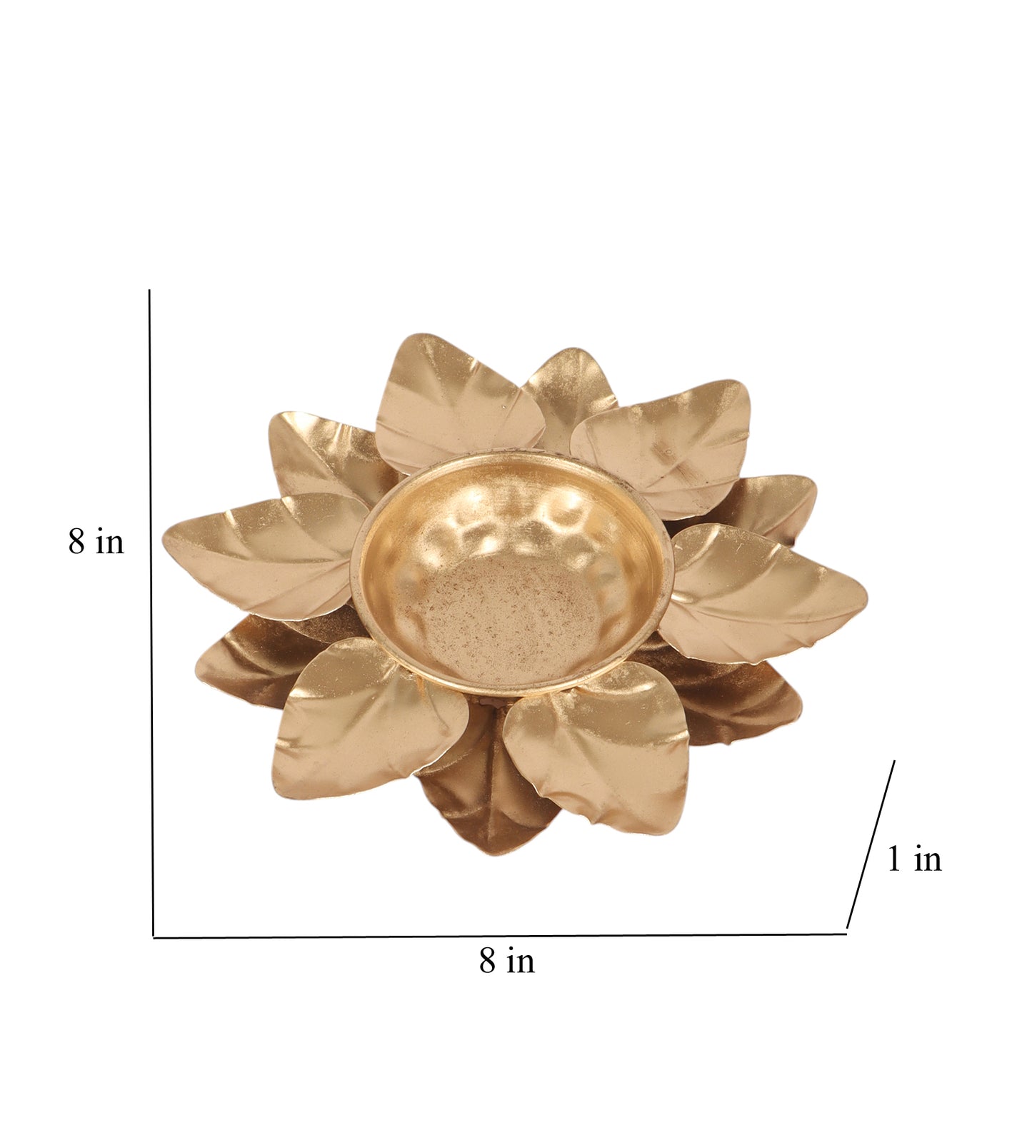 Small Gold Leaves Urli
