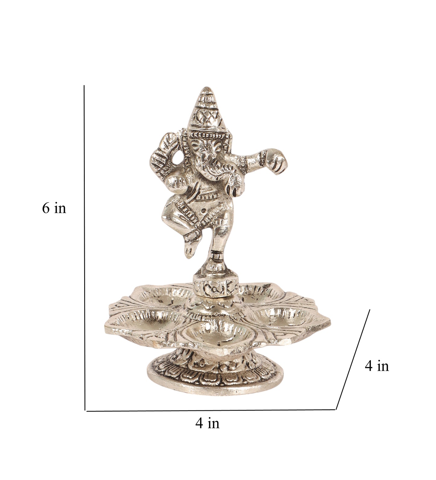 Silver Ganesh Jyot