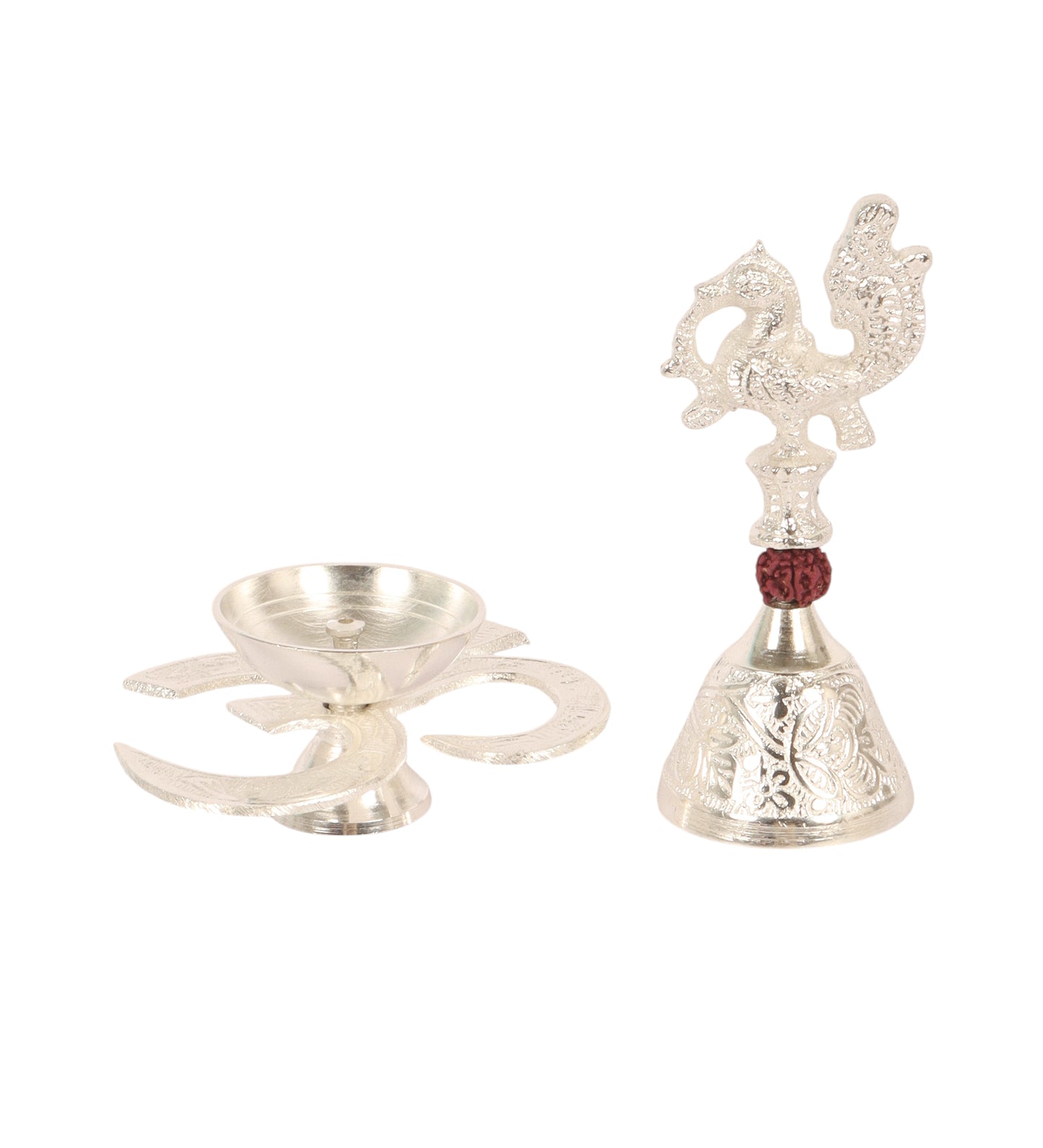 Om Diya and Bell set of 2