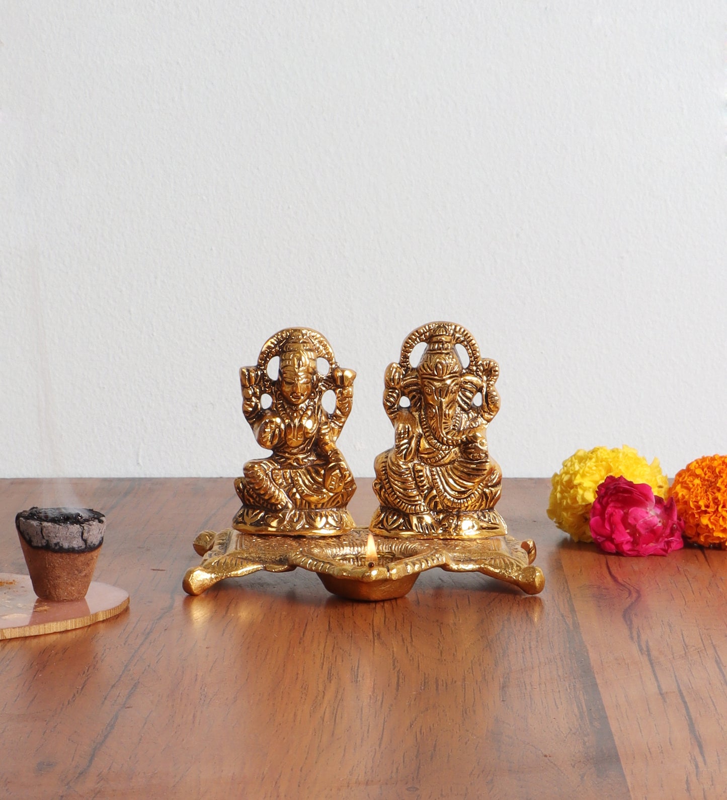 Lakshmi Ganesh Aluminium Diya