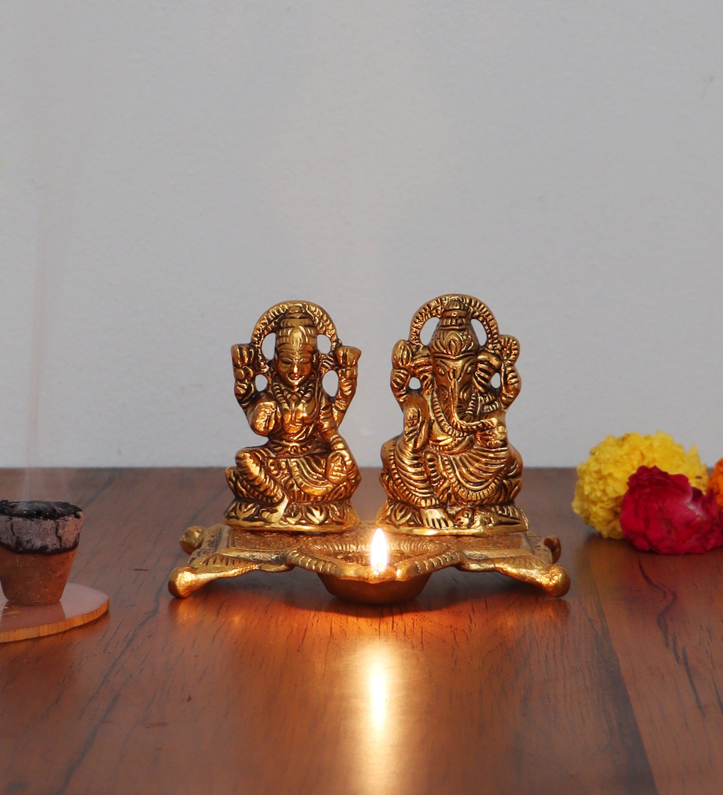 Lakshmi Ganesh Aluminium Diya