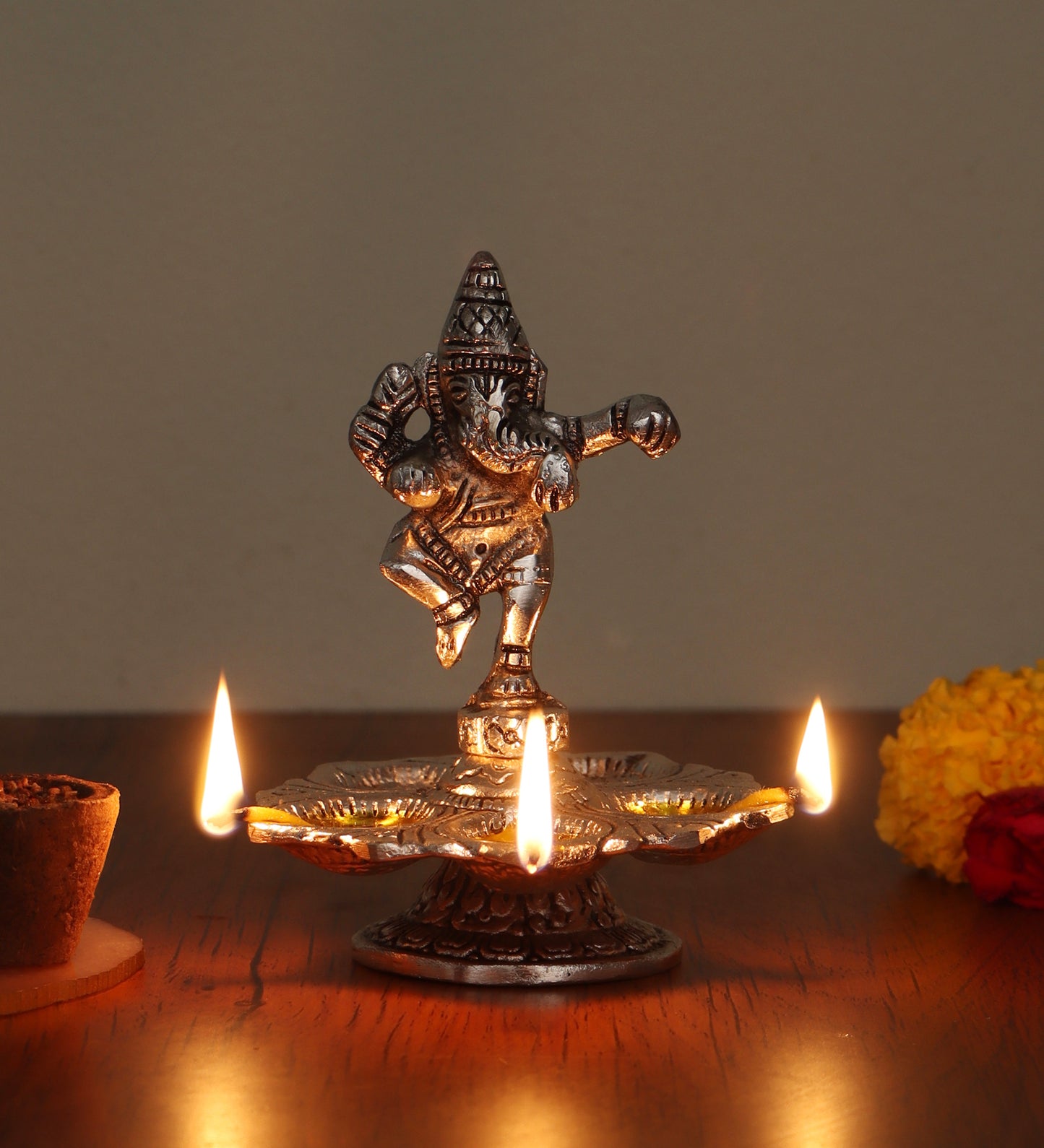 Silver Ganesh Jyot