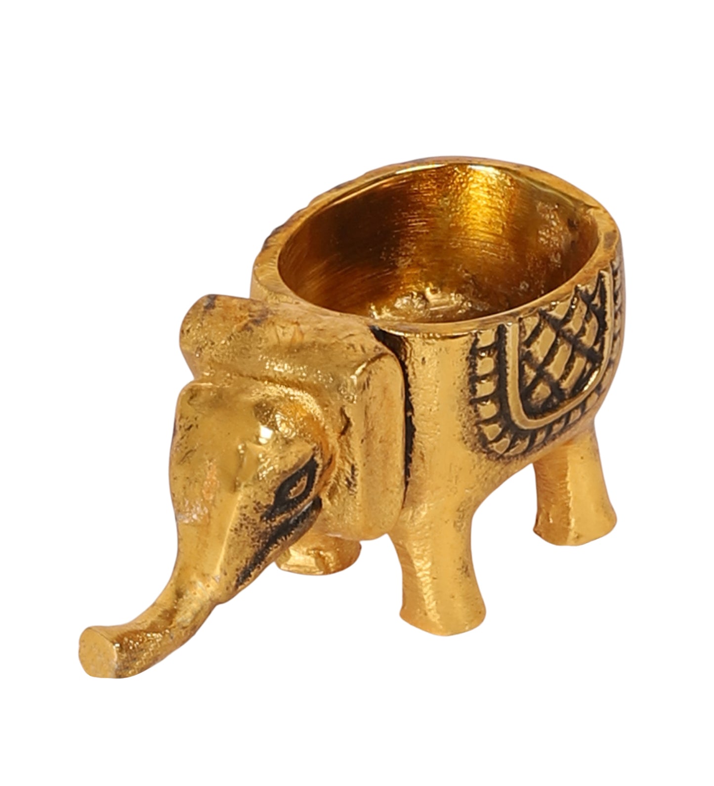 Aluminium Elephant Tealight Holder Set of 2