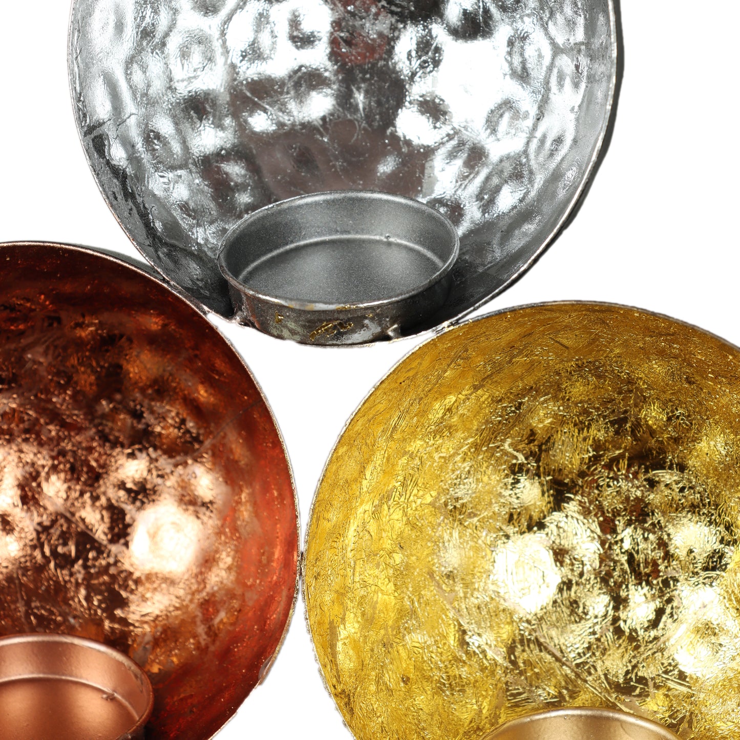 Wall Three Color Tealight Holder Set of 2
