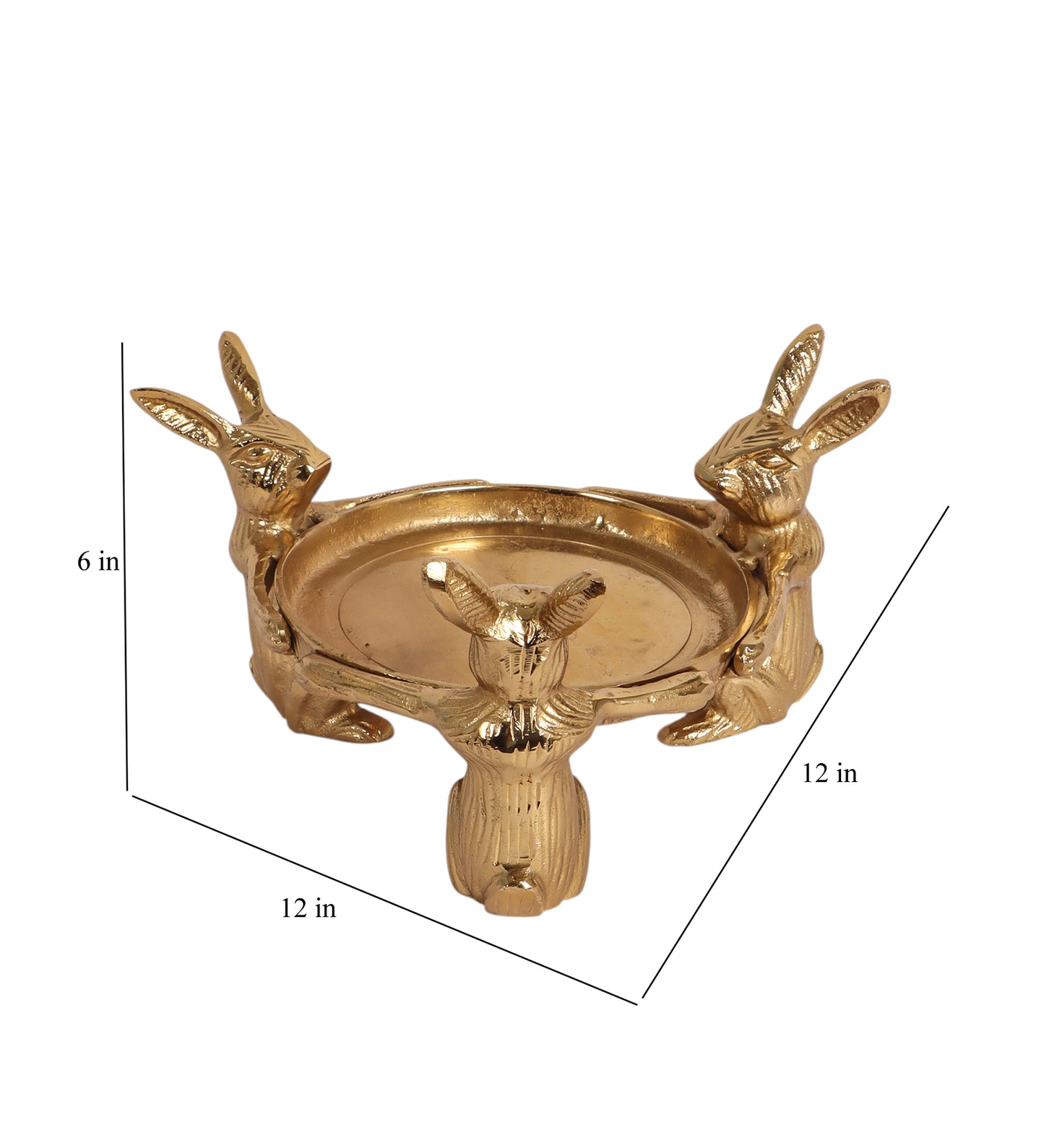 Rabbit aluminium Food platter