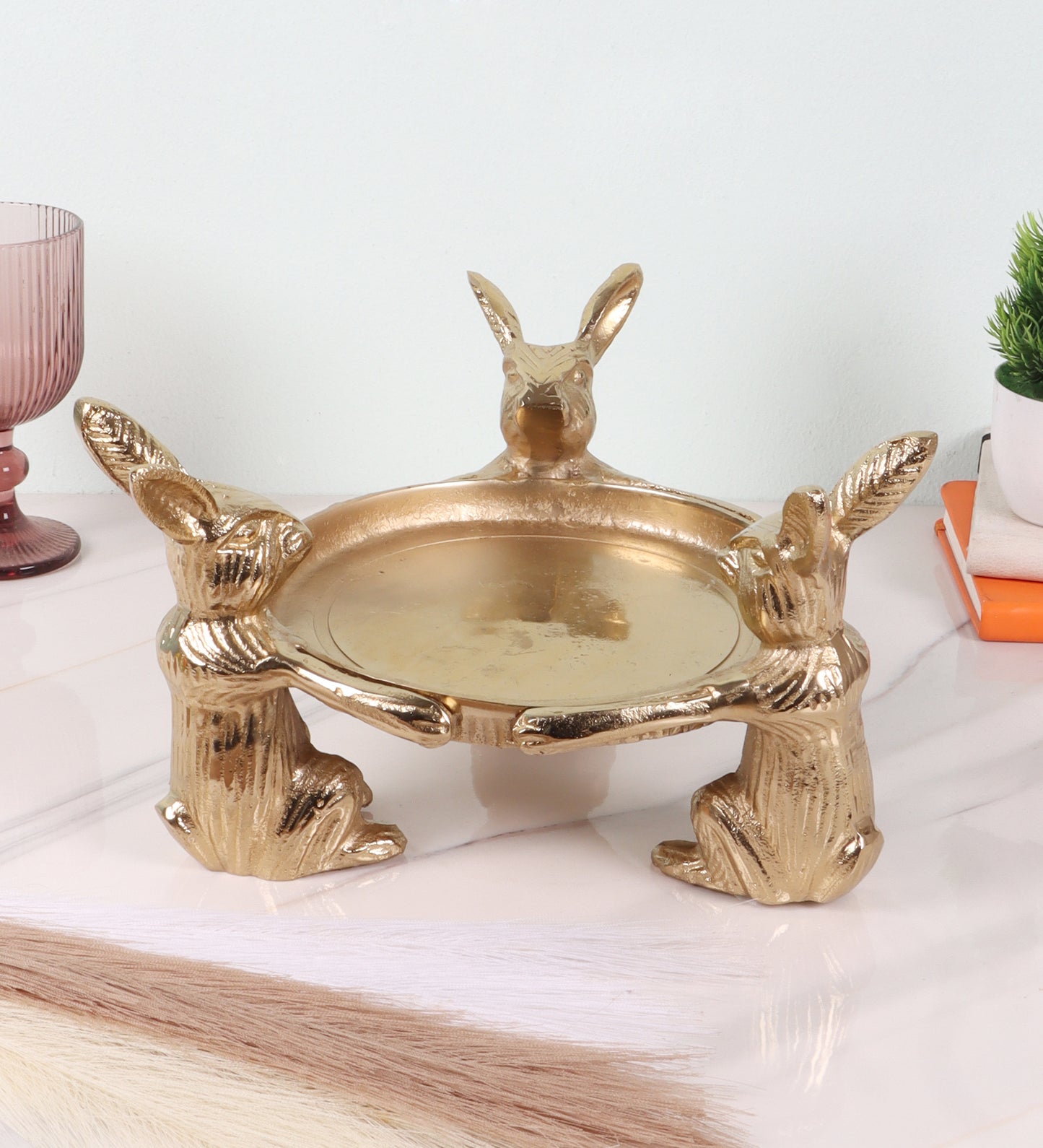 Rabbit aluminium Food platter