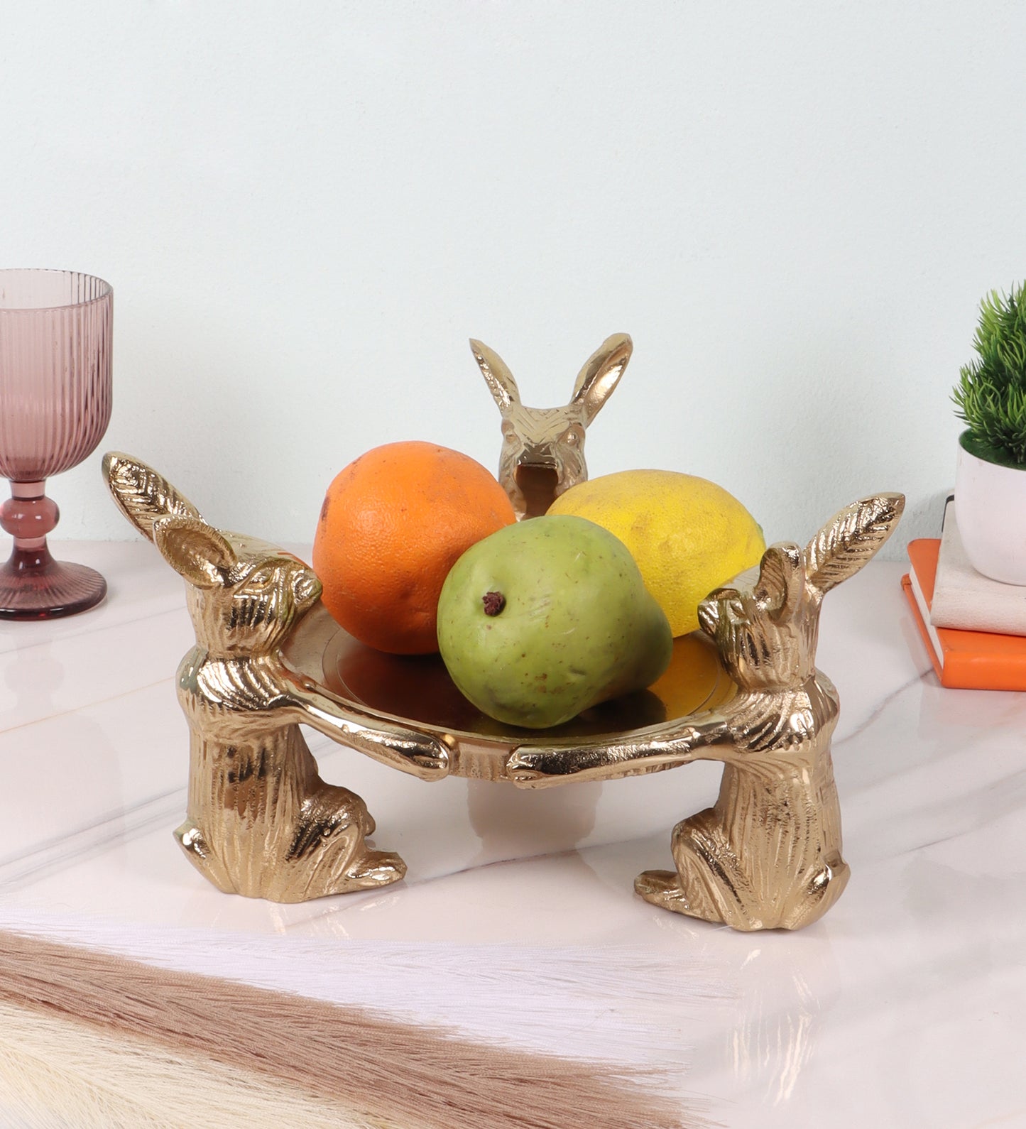 Rabbit aluminium Food platter