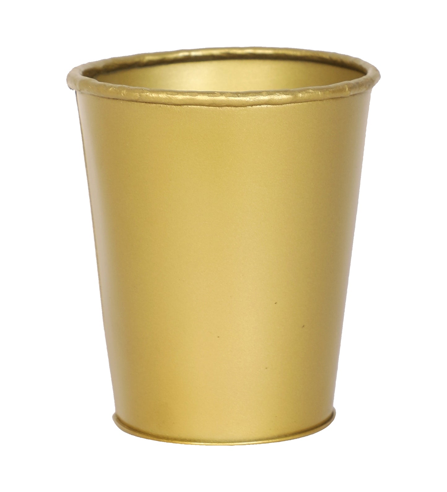 Gold Glass Shape Planter Set of 3
