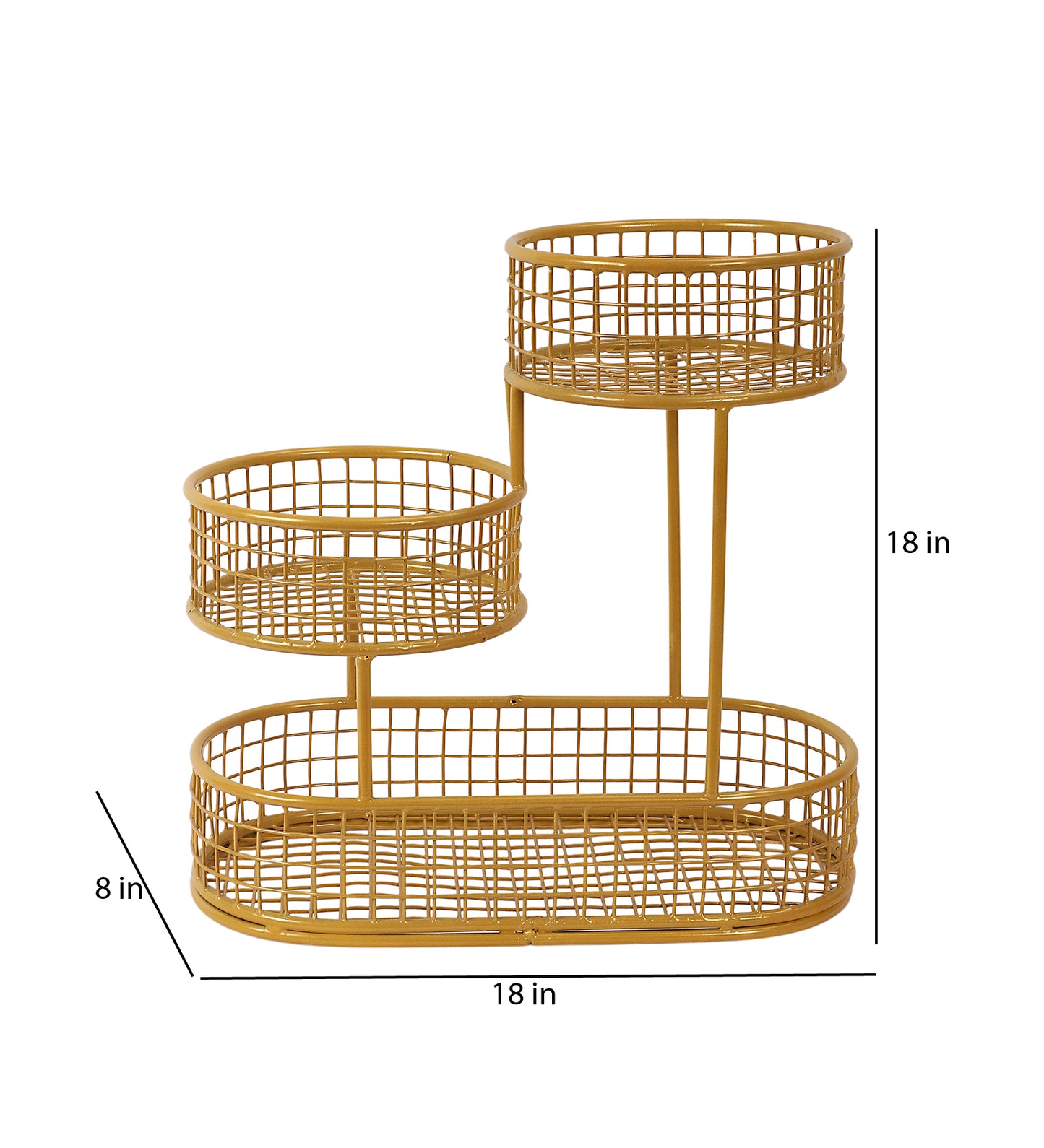Gold Wired Fruits & vegetable Basket