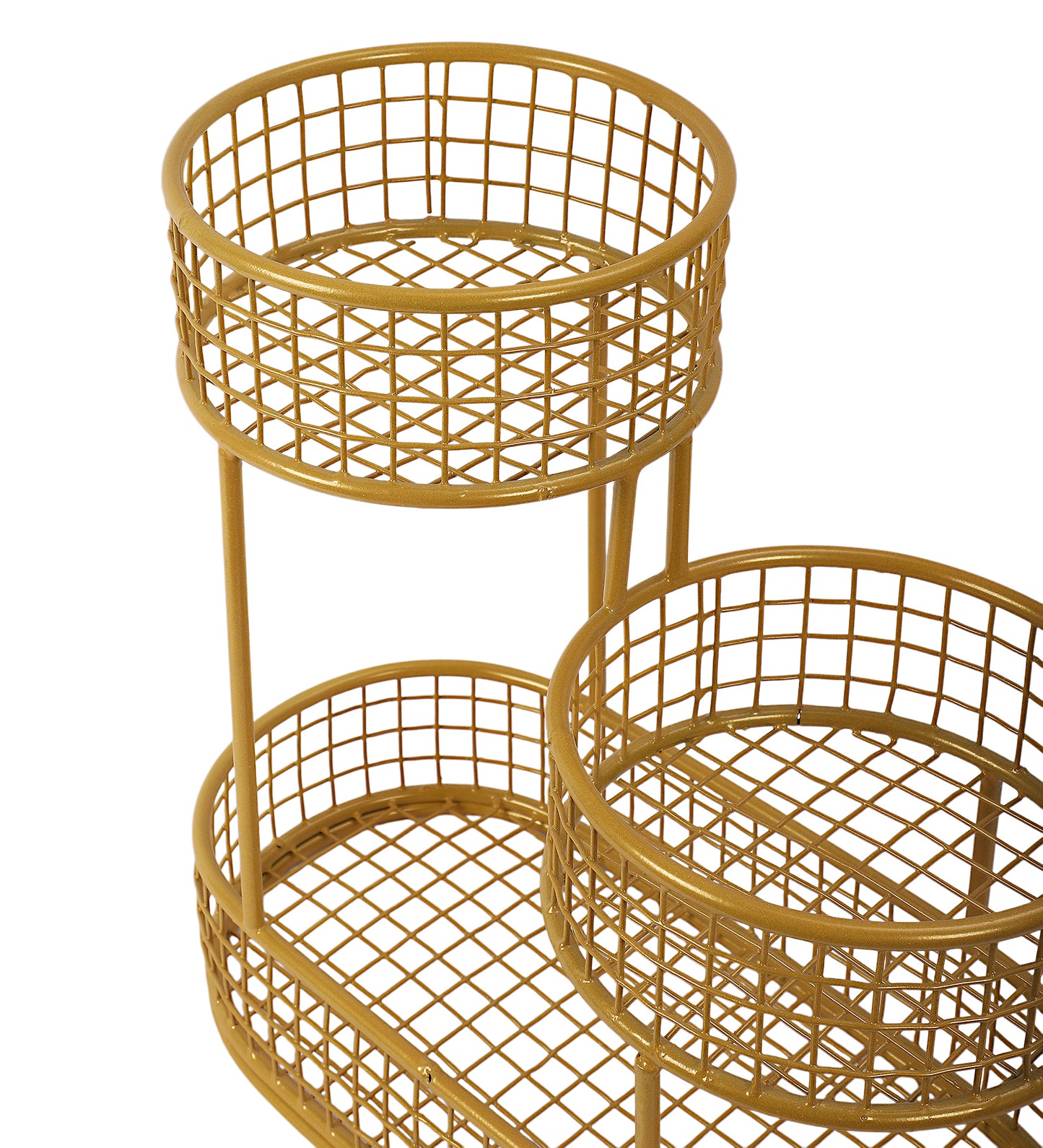 Gold Wired Fruits & vegetable Basket