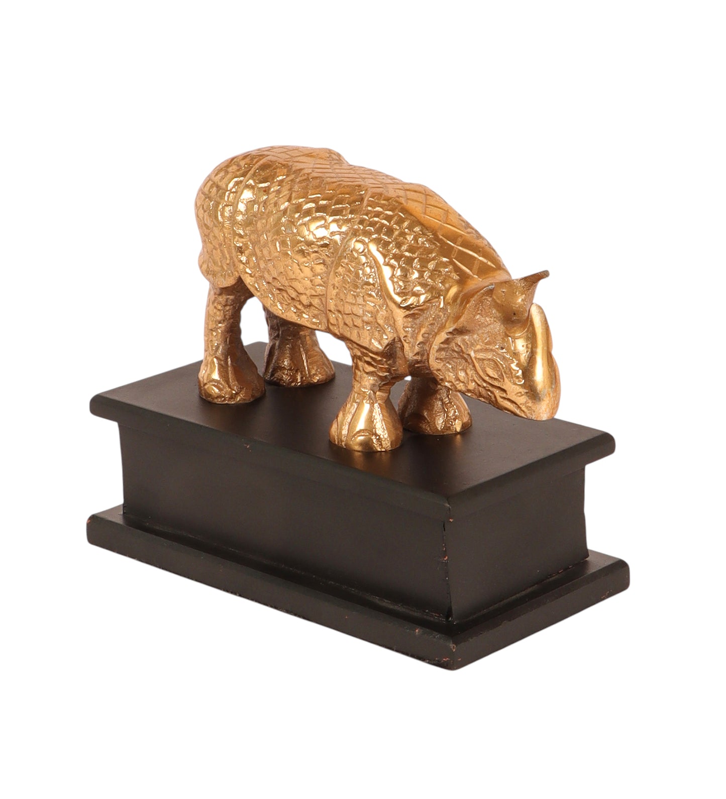 Aluminium Rhino table Decor