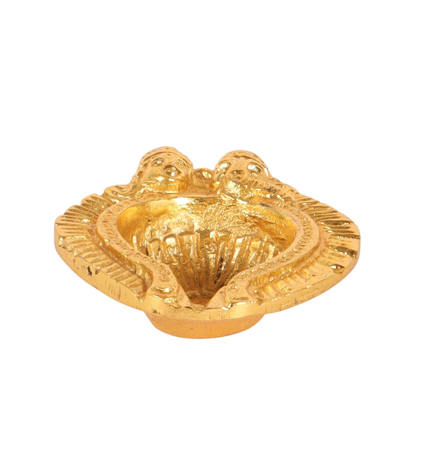 Lakshmi Ganesh Gold Aluminium Diya