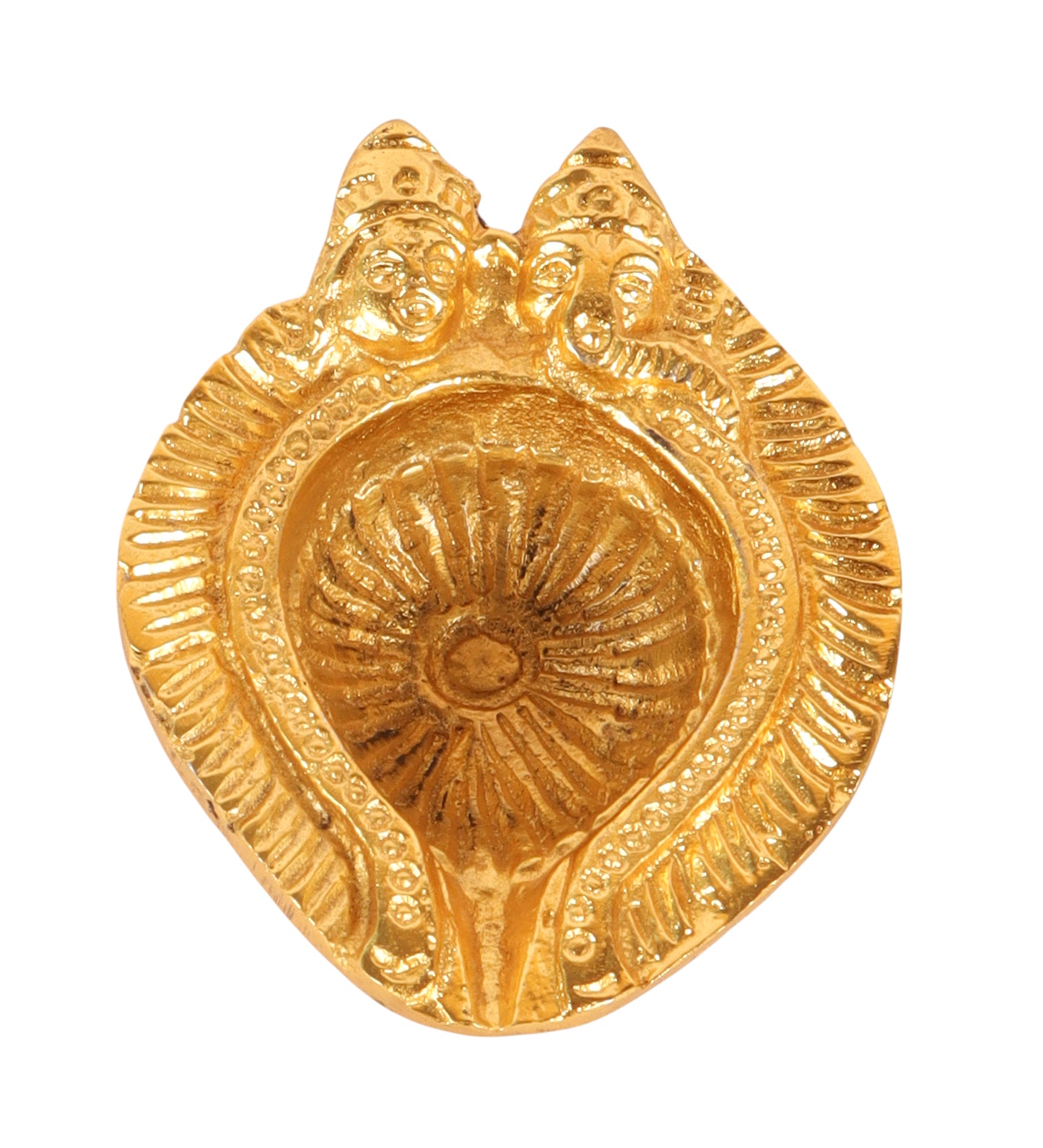 Lakshmi Ganesh Gold Aluminium Diya