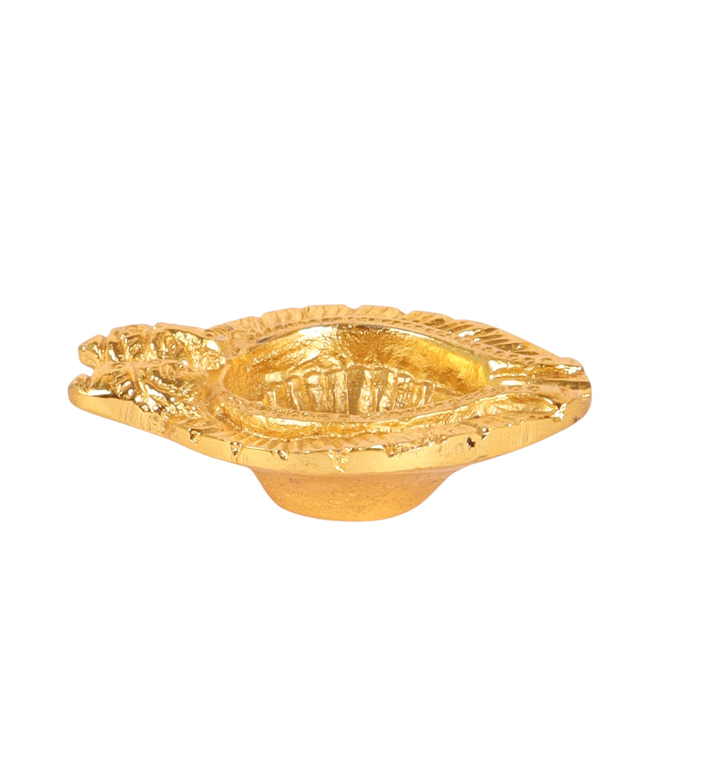 Lakshmi Ganesh Gold Aluminium Diya