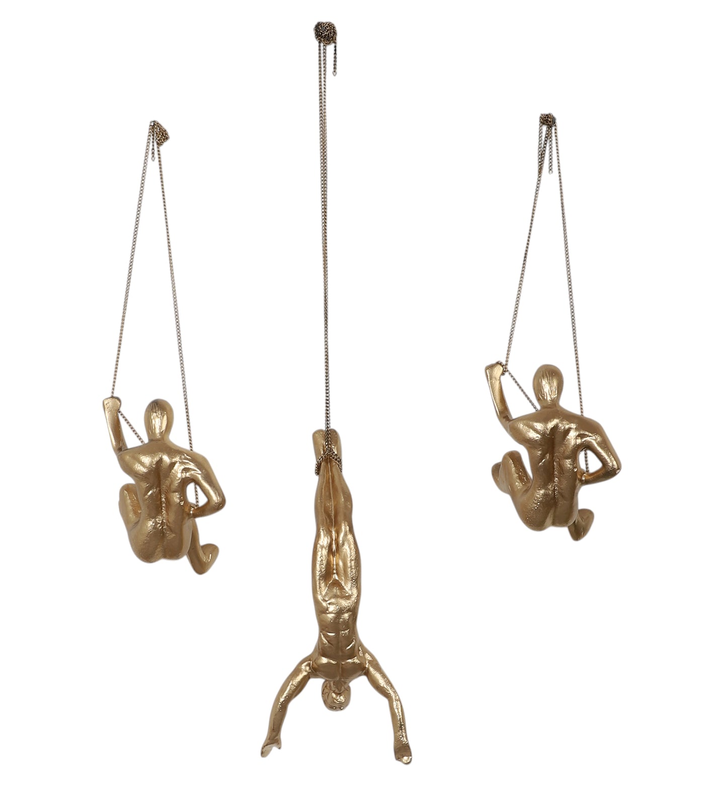 Hanging Gold Men Set of 3