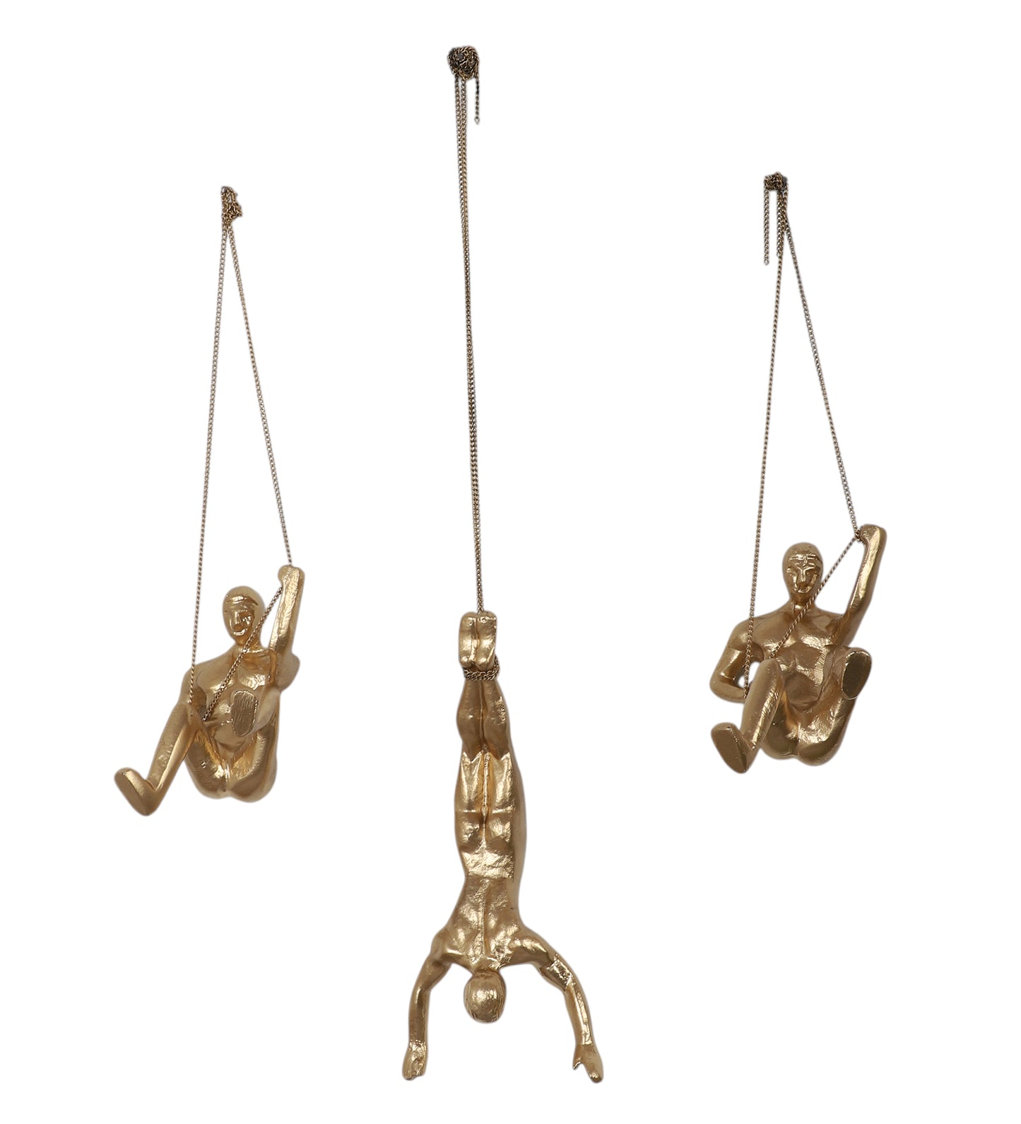 Hanging Gold Men Set of 3
