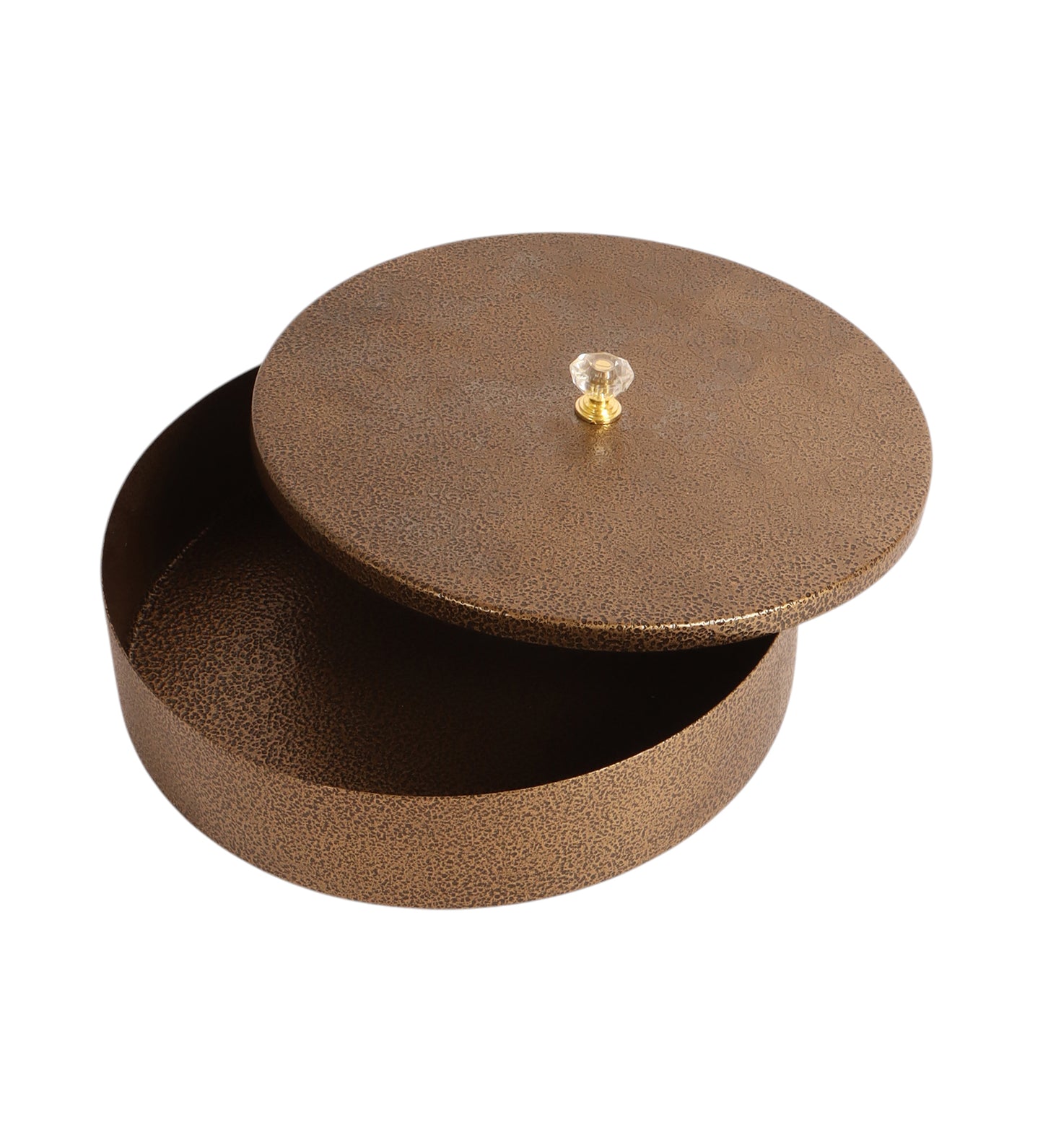 Copper Textured Dry Fruit Box With Lid