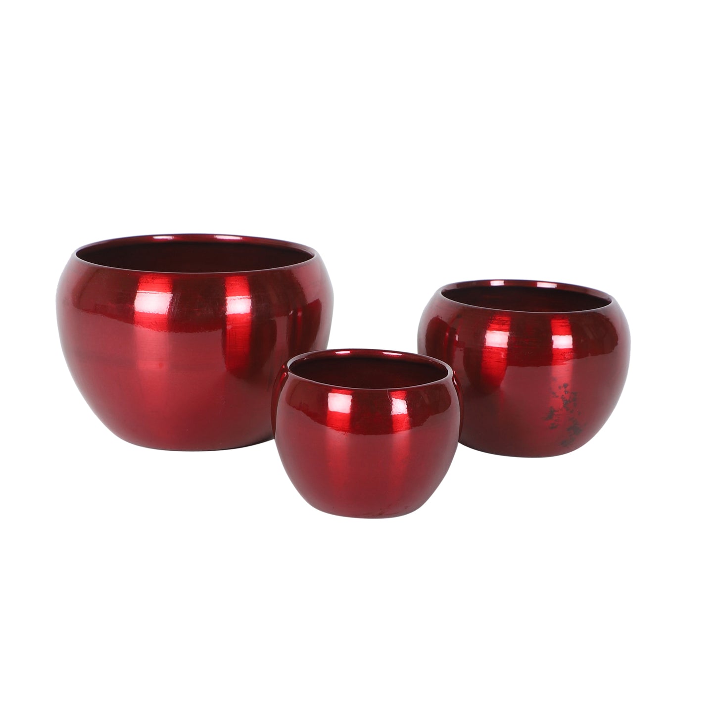 Apple Planter Set of 3