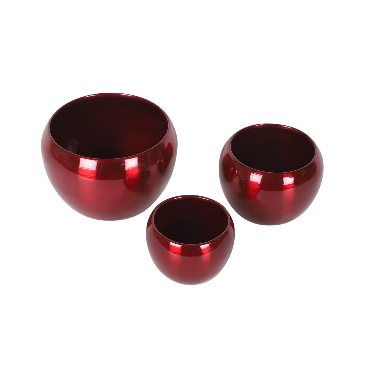 Apple Planter Set of 3