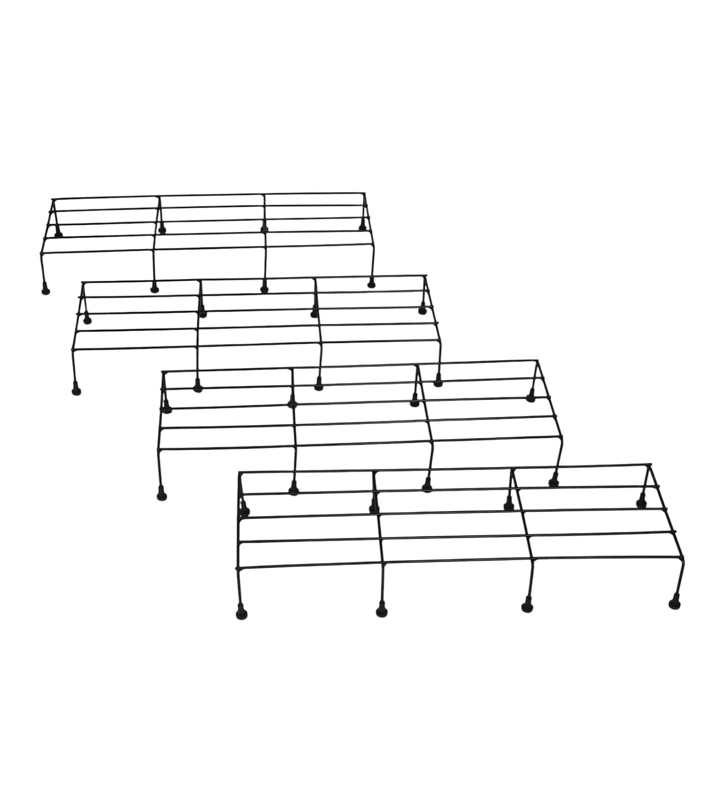 Black Pot Stand Set of 4