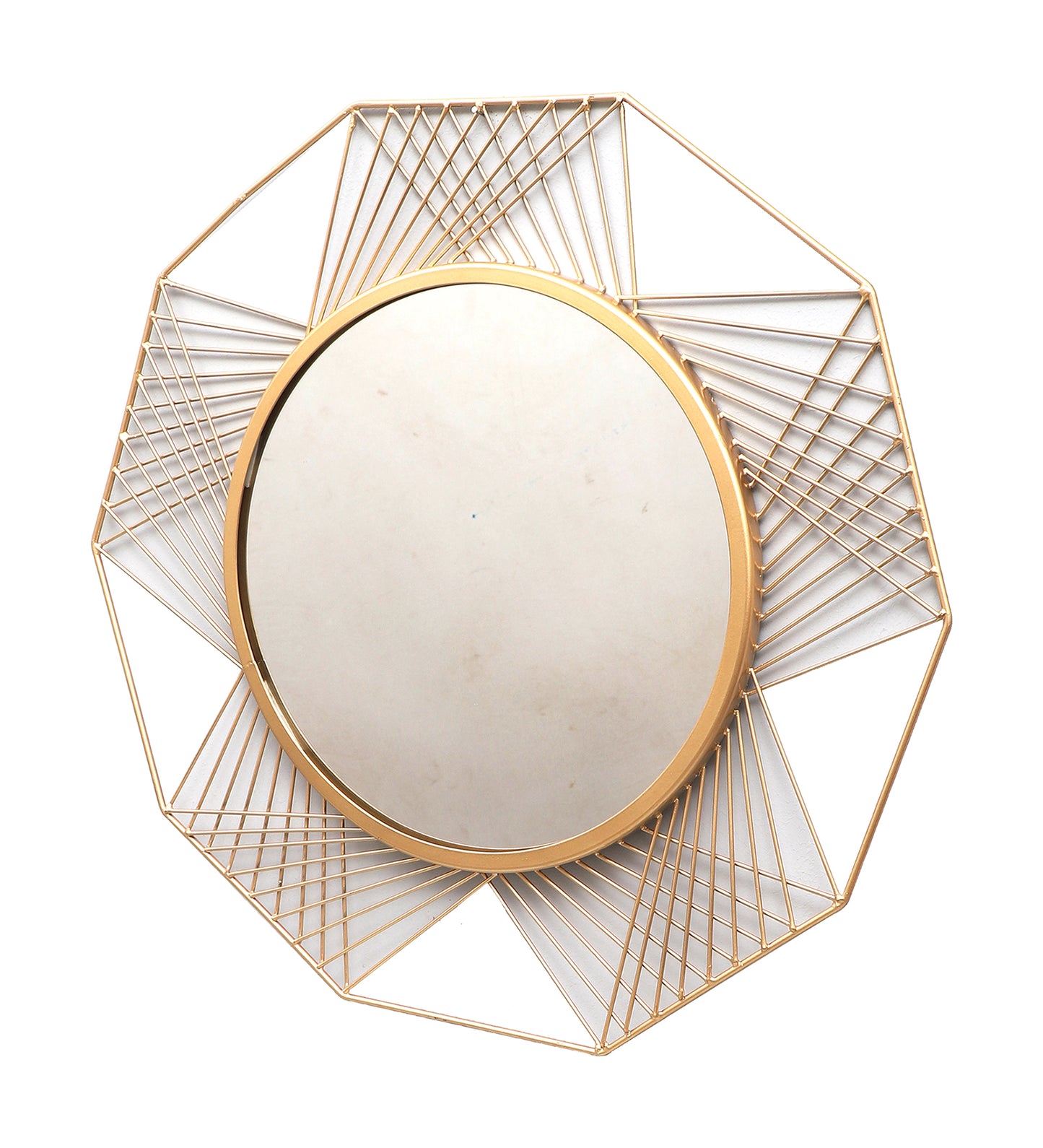 Hexagon Lines Mirror